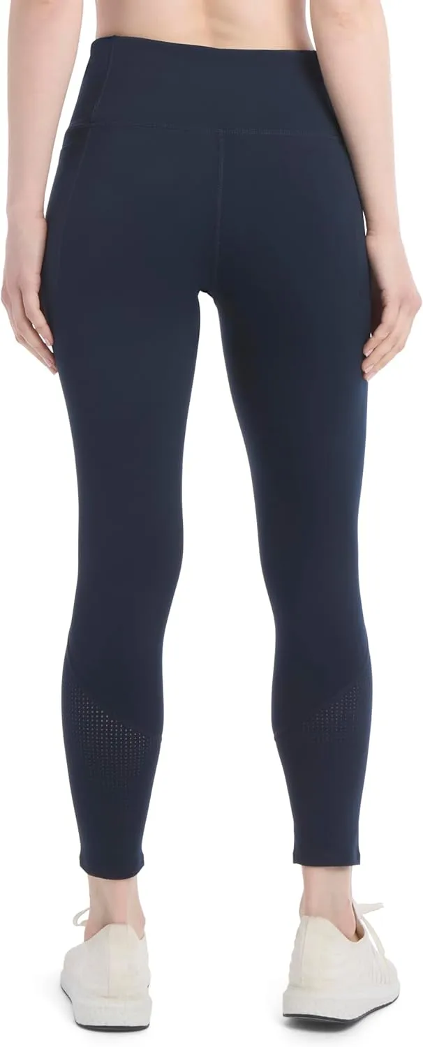 Jockey Women's High Waist Mesh Trim Crop Active Leggings
