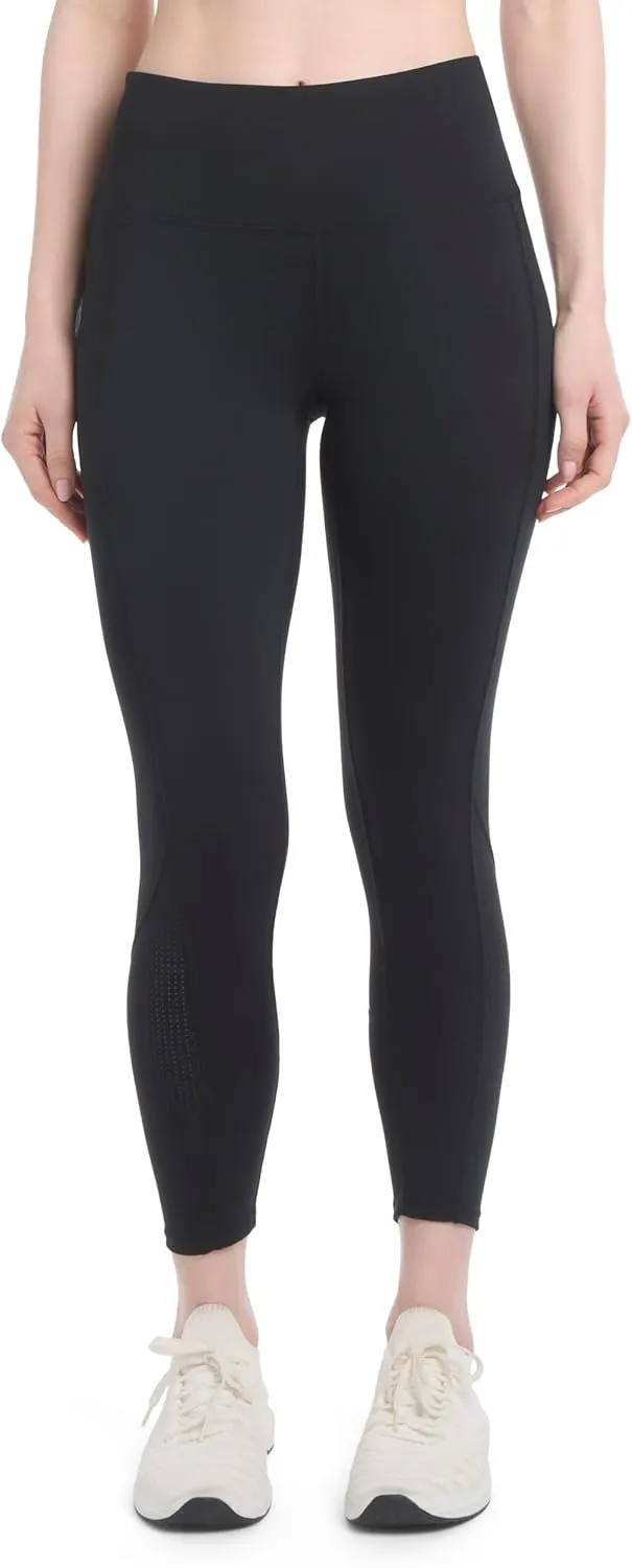 Jockey Women's High Waist Mesh Trim Crop Active Leggings
