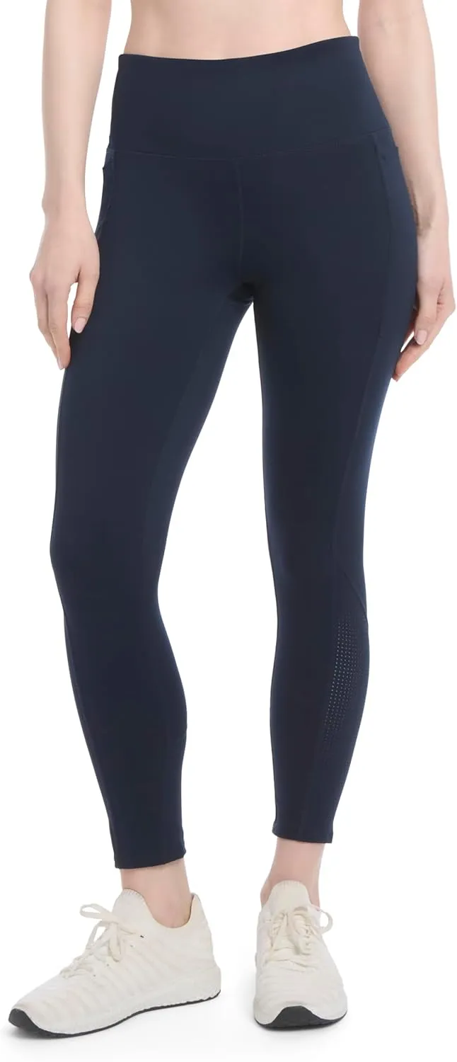 Jockey Women's High Waist Mesh Trim Crop Active Leggings