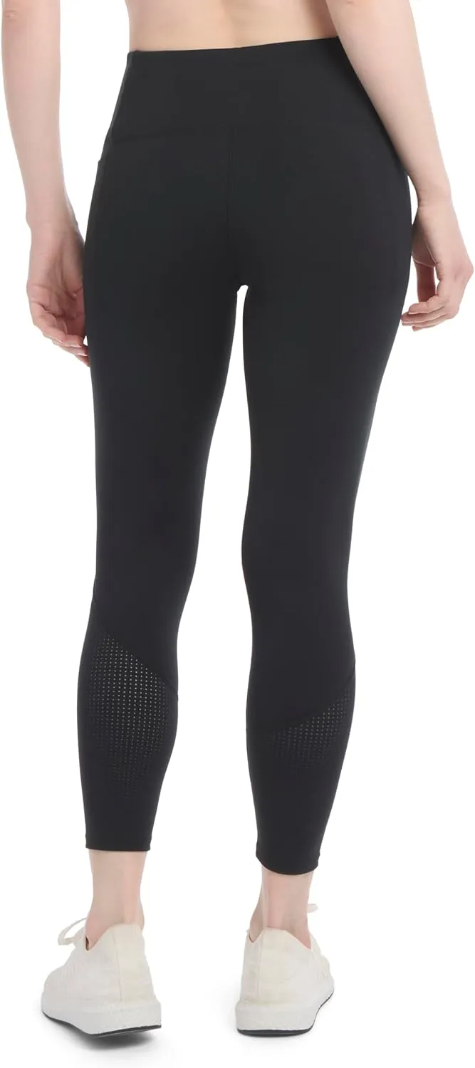 Jockey Women's High Waist Mesh Trim Crop Active Leggings