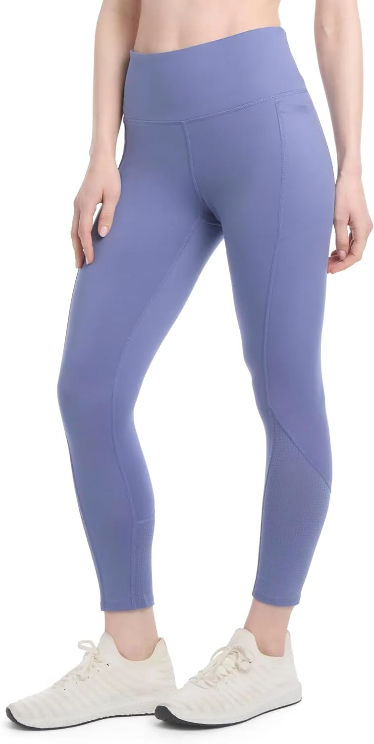 Jockey Women's High Waist Mesh Trim Crop Active Leggings