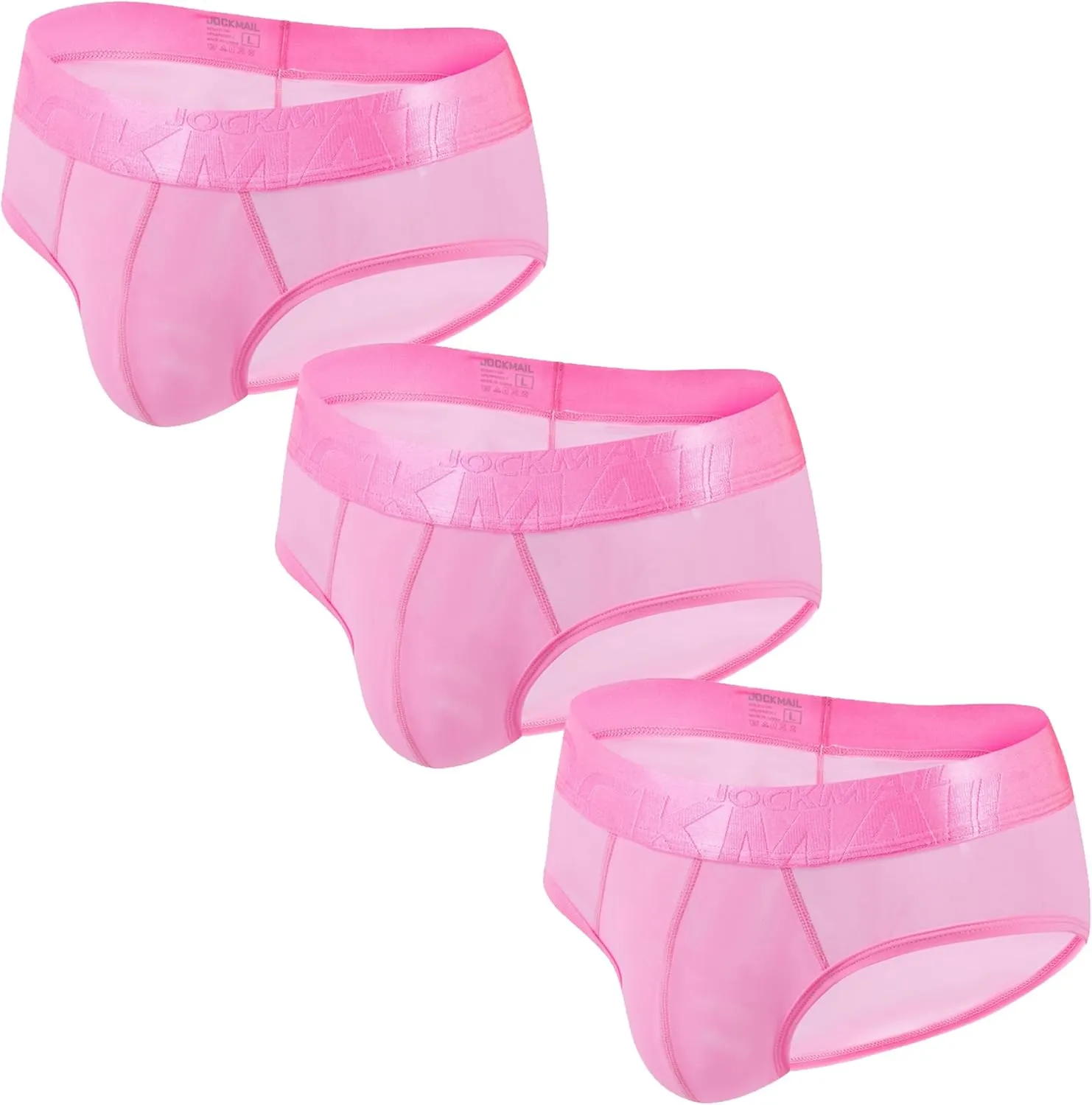 JOCKMAIL Men's Sexy Briefs Soft Breathable Comfortable Briefs Underwear Low Rise Underwear Pack for Men