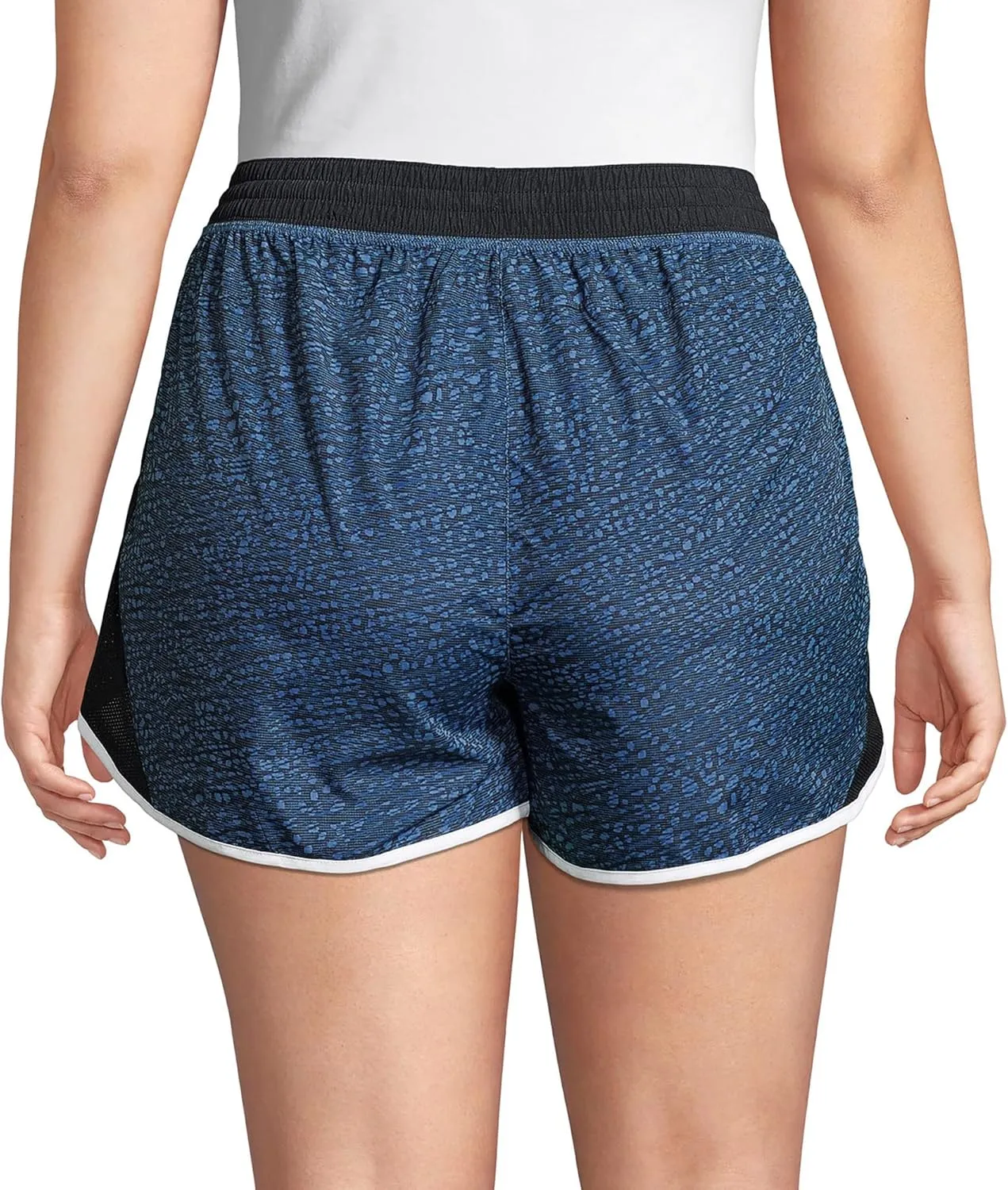 Just My Size Women's Active Plus-Size Woven Running Shorts, Moisture-Wicking Shorts, 4"
