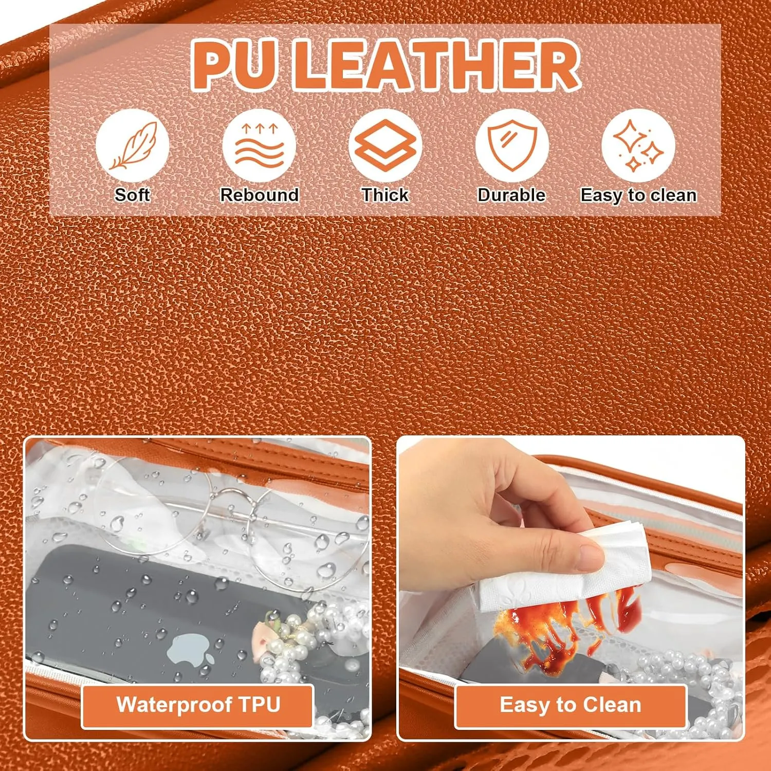 KETIEE Clear Crossbody Bag, Stadium Approved Clear Purse Bag for Concerts Sports Events Festivals