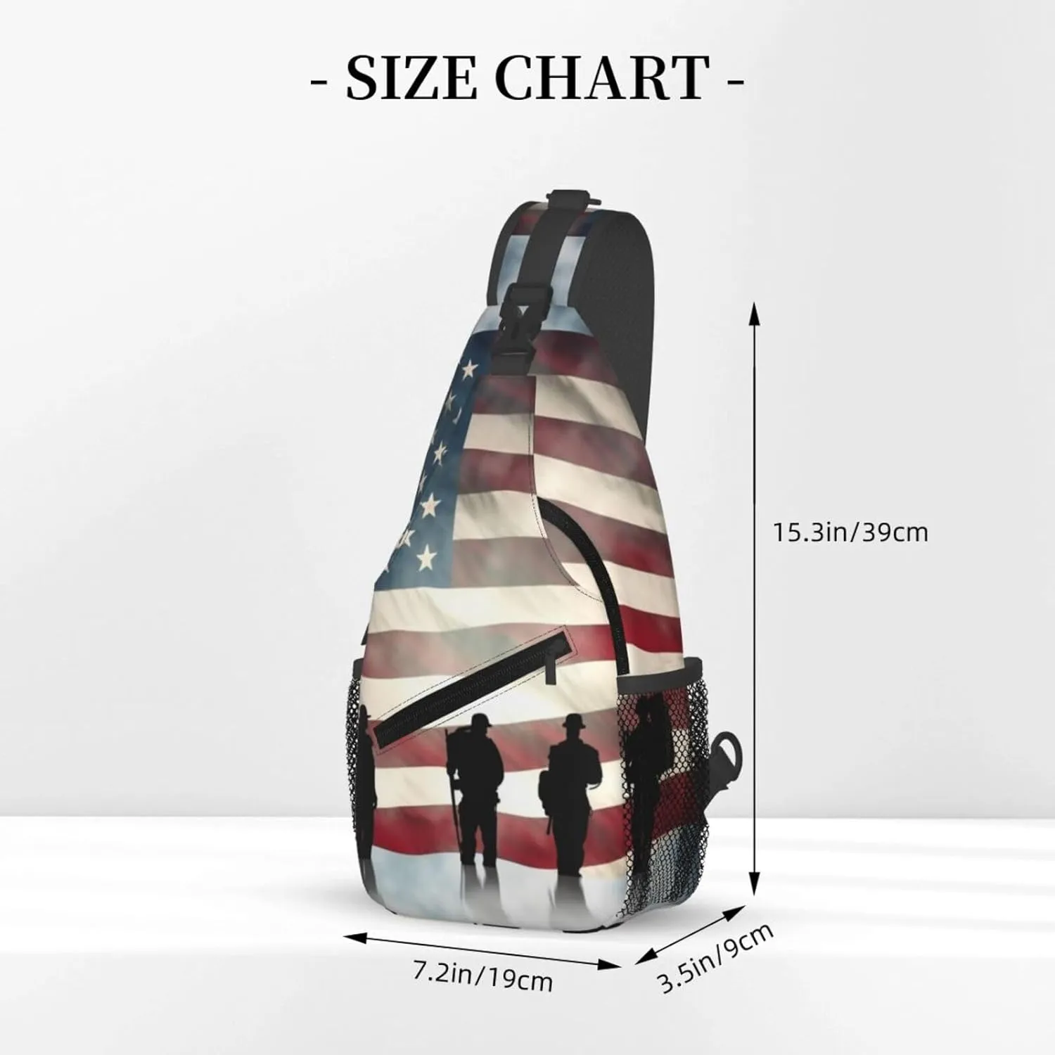 KHiry Sling Bag for Women Men Crossbody Bag Small Sling Backpack Softball Chest Bag Hiking Daypack