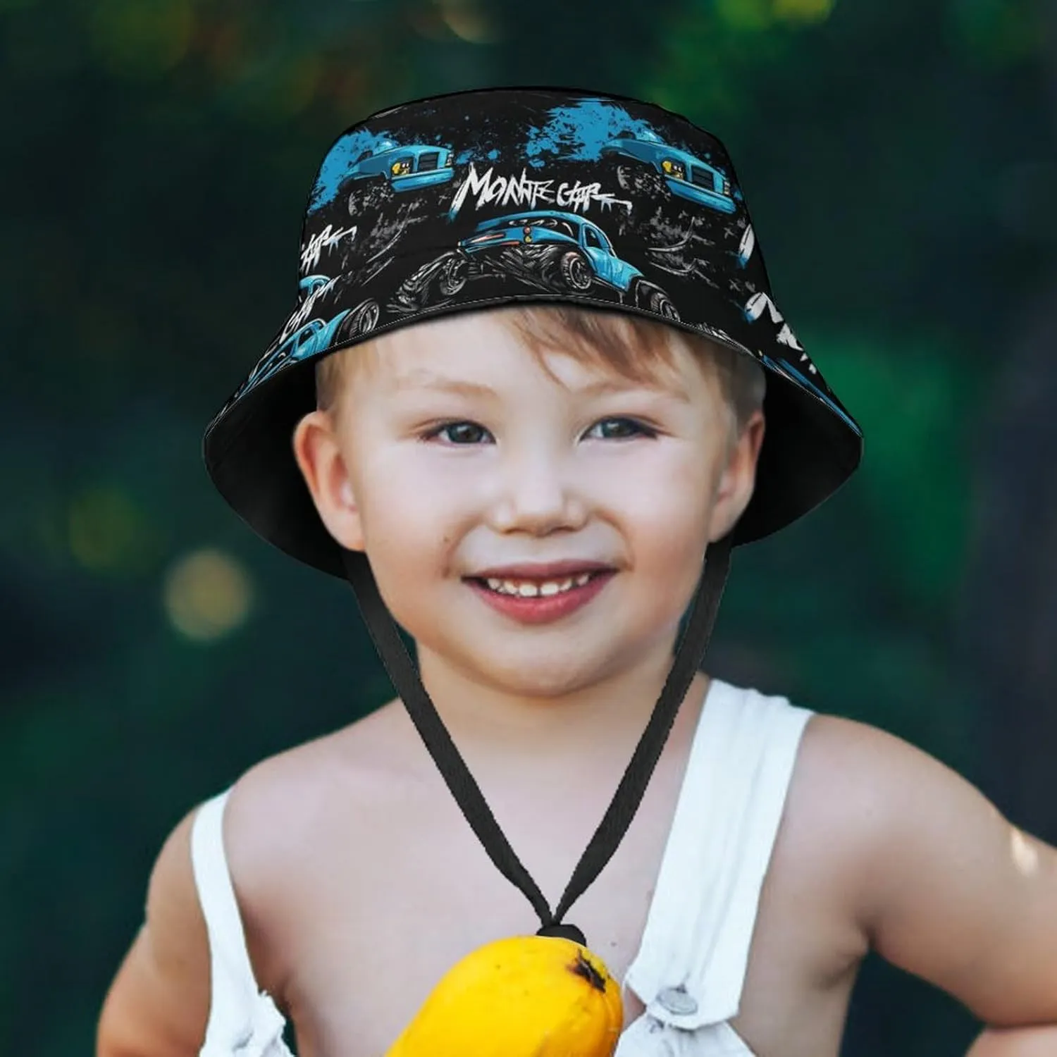 Kids Hats Mermaid Boys Girls Summer Bucket Travel Beach Sun Hat Cap Wide Brim for Toddler Children