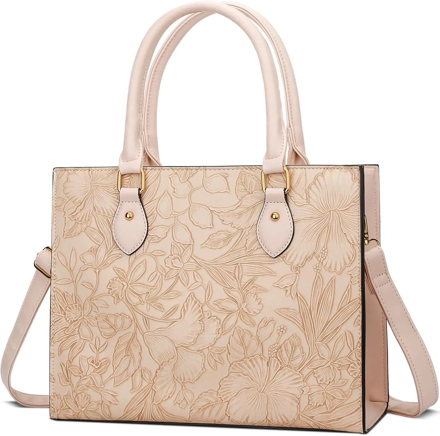 KKXIU Purses and Handbags for Women Vegan Leather Tote Shoulder Bag Ladies Top Handle Satchel with Coin Purse