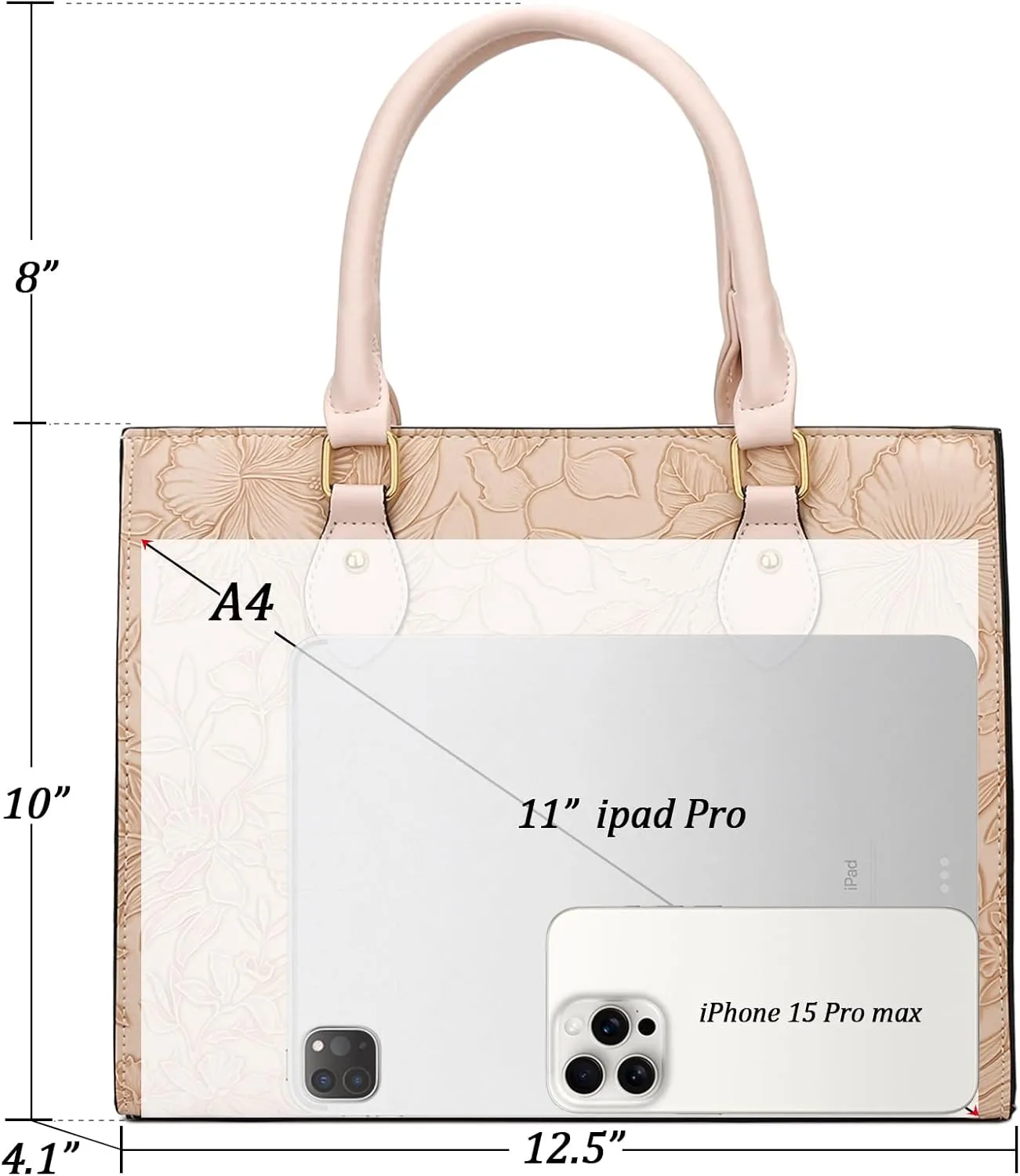 KKXIU Purses and Handbags for Women Vegan Leather Tote Shoulder Bag Ladies Top Handle Satchel with Coin Purse