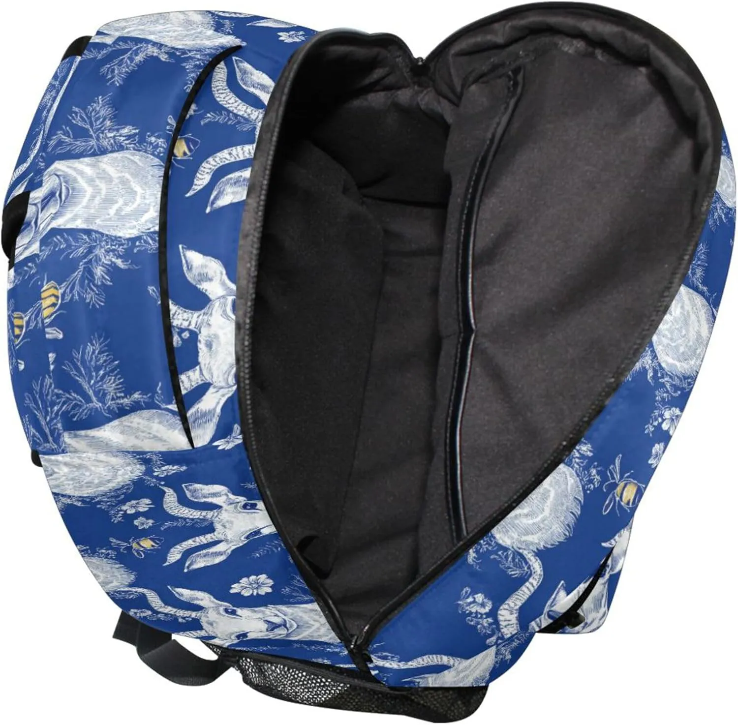KLL Sport Backpack for Men and Women Waterproof Diaper Bag Backpack with Chest Strap for Business Work College Travel Trip Beauty Antelope Royal Blue