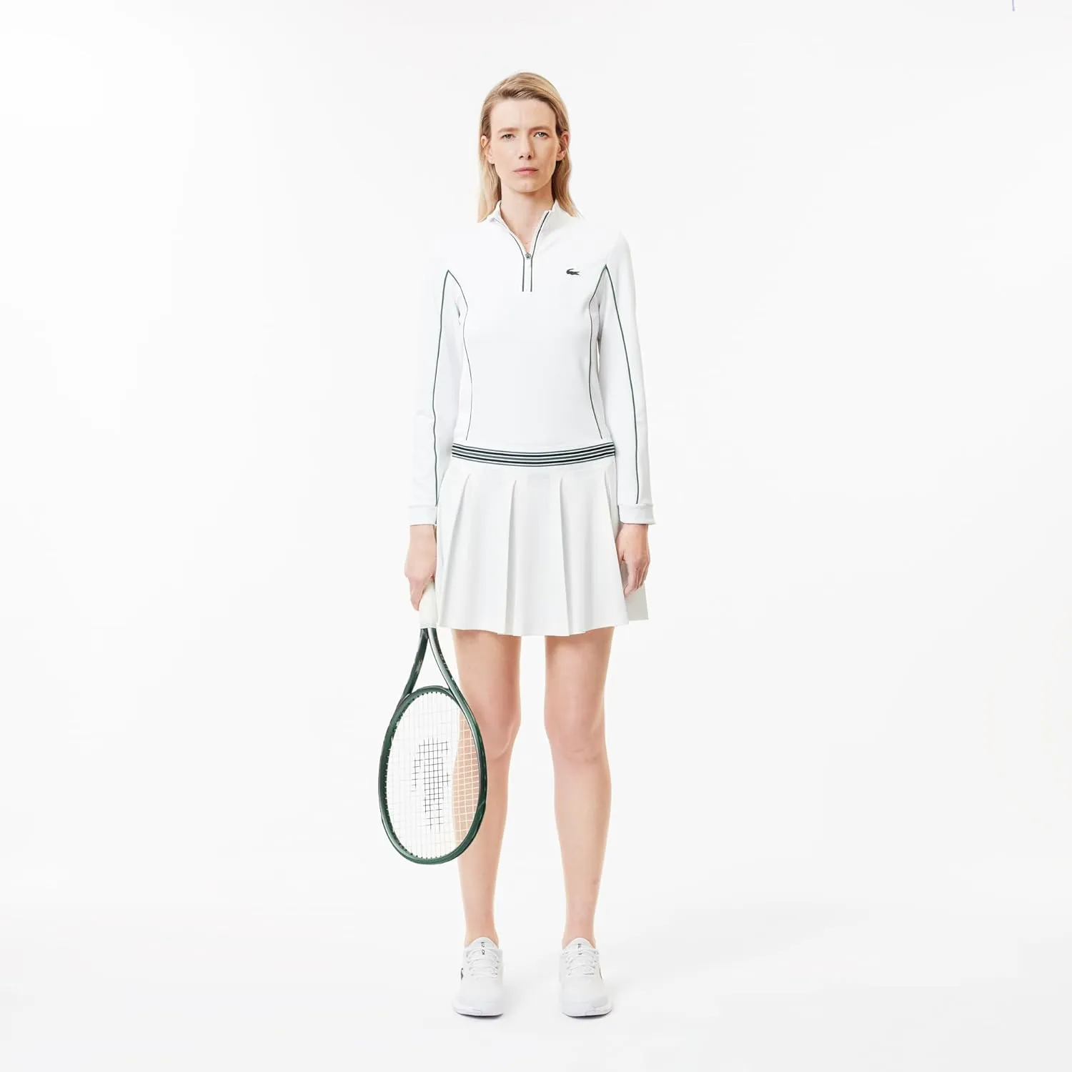 Lacoste Women's Piqué Tennis Skirt with Liner