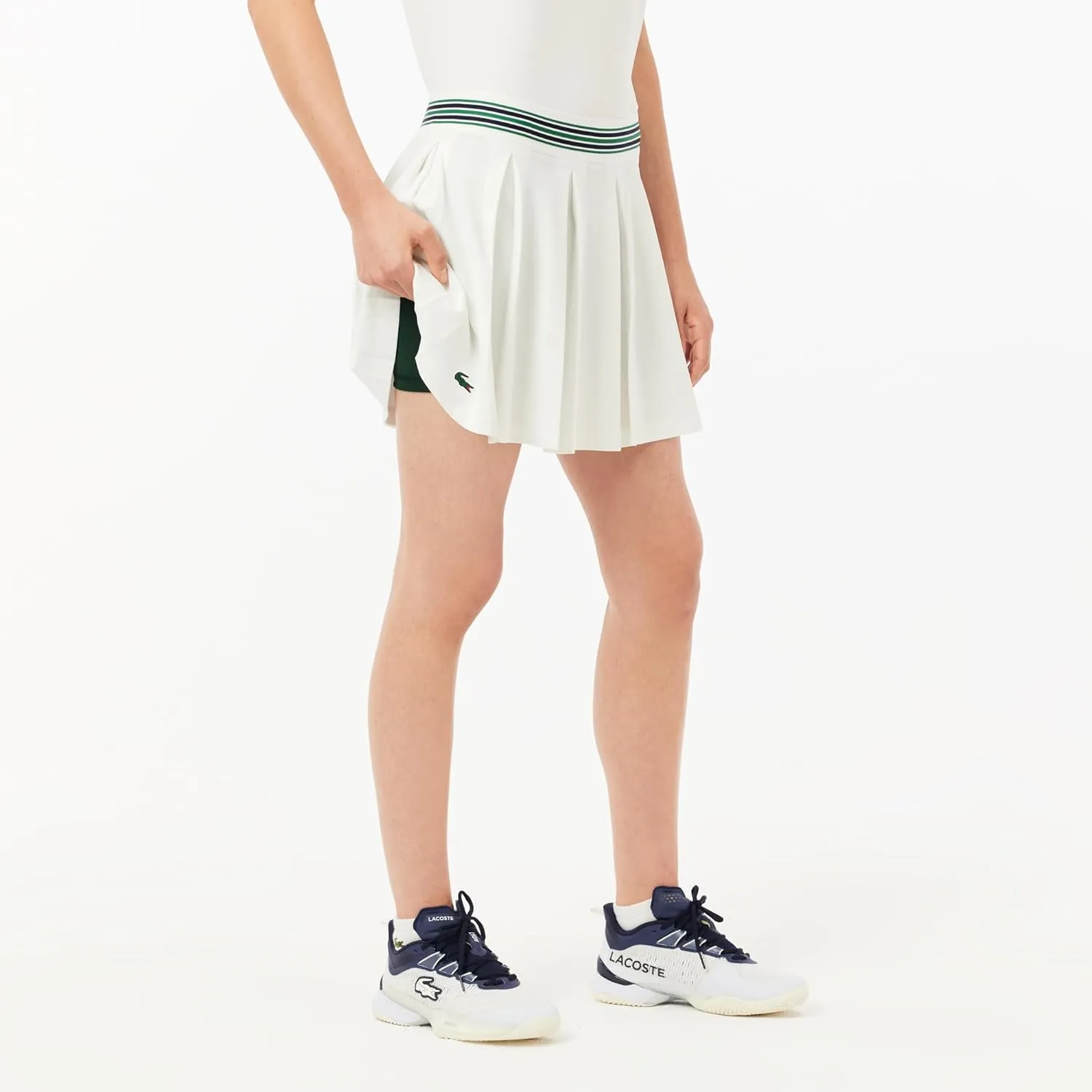 Lacoste Women's Piqué Tennis Skirt with Liner