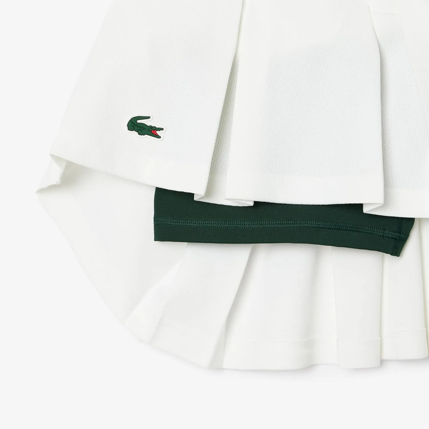 Lacoste Women's Piqué Tennis Skirt with Liner