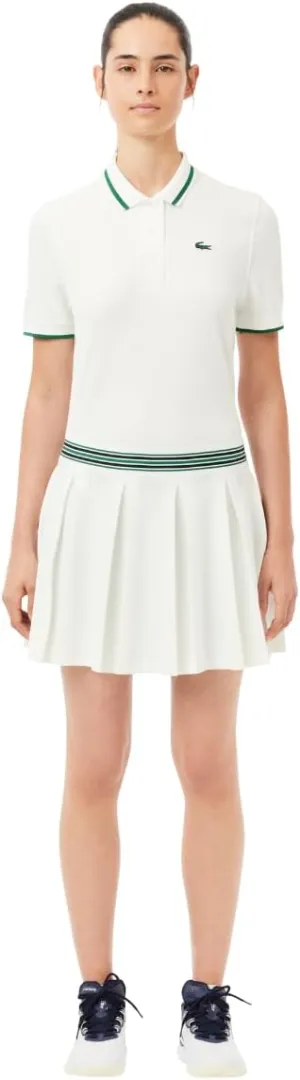 Lacoste Women's Piqué Tennis Skirt with Liner