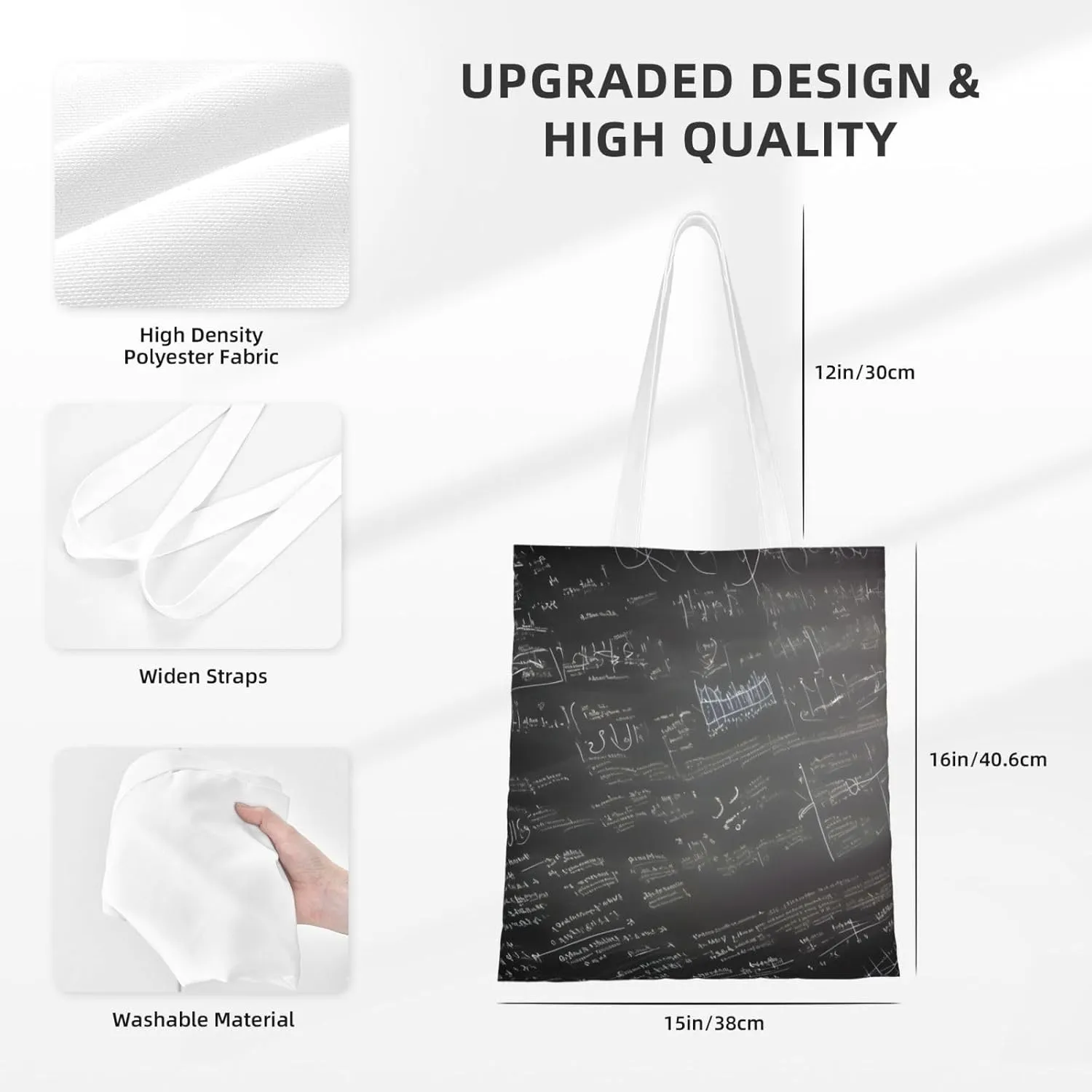 Ladies Origami Paper Cranes Printed Shopping Bag Tote Bag Canvas Durable Handbag For School Shopping Beach Grocery