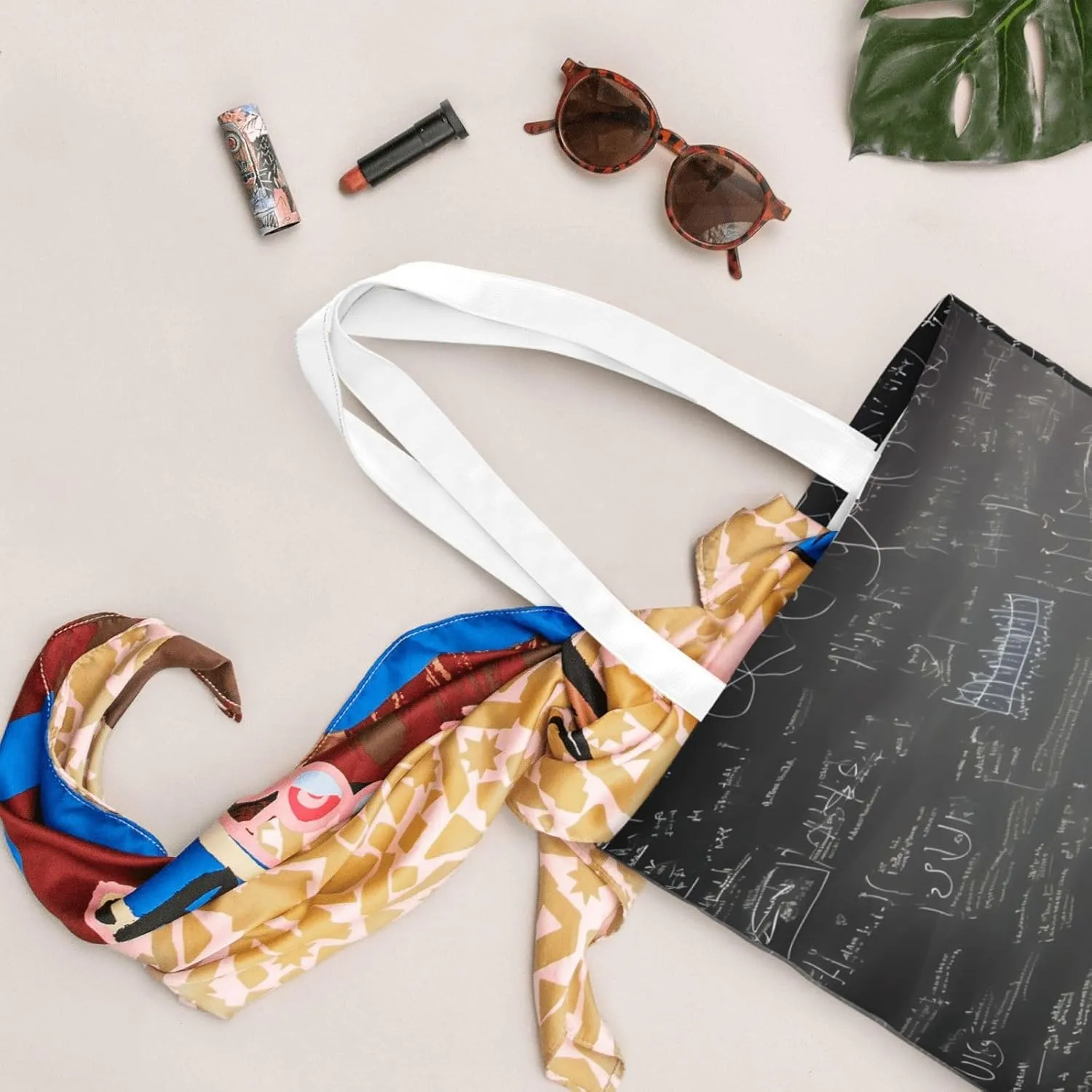 Ladies Origami Paper Cranes Printed Shopping Bag Tote Bag Canvas Durable Handbag For School Shopping Beach Grocery