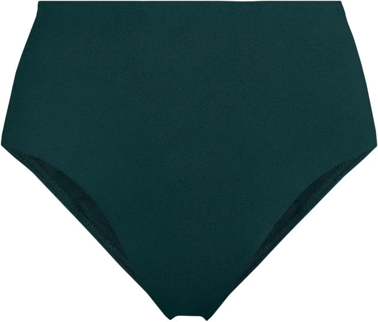 Lands' End Women's Ribbed Smoothing High Waisted Bikini Bottoms