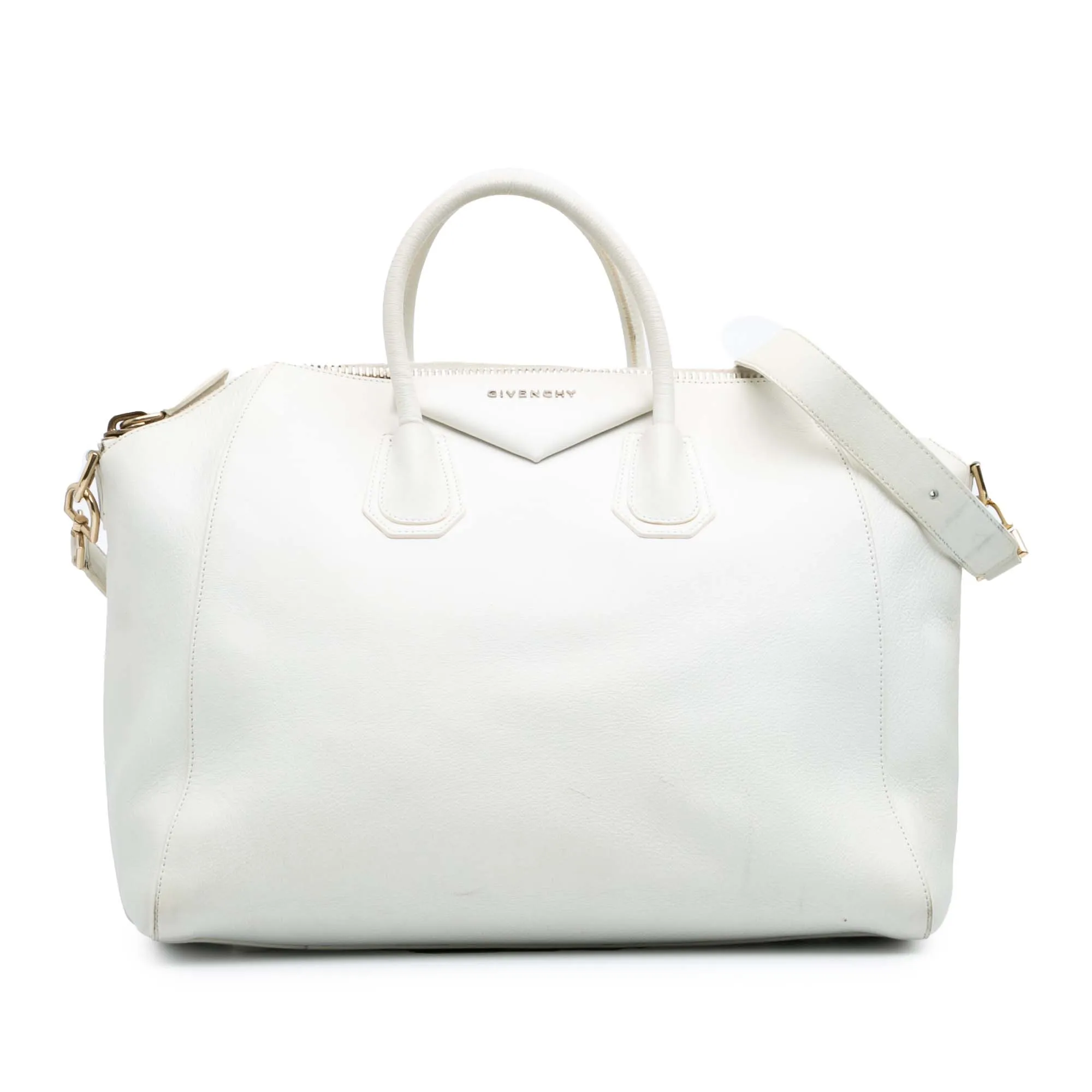Large Leather Antigona Satchel