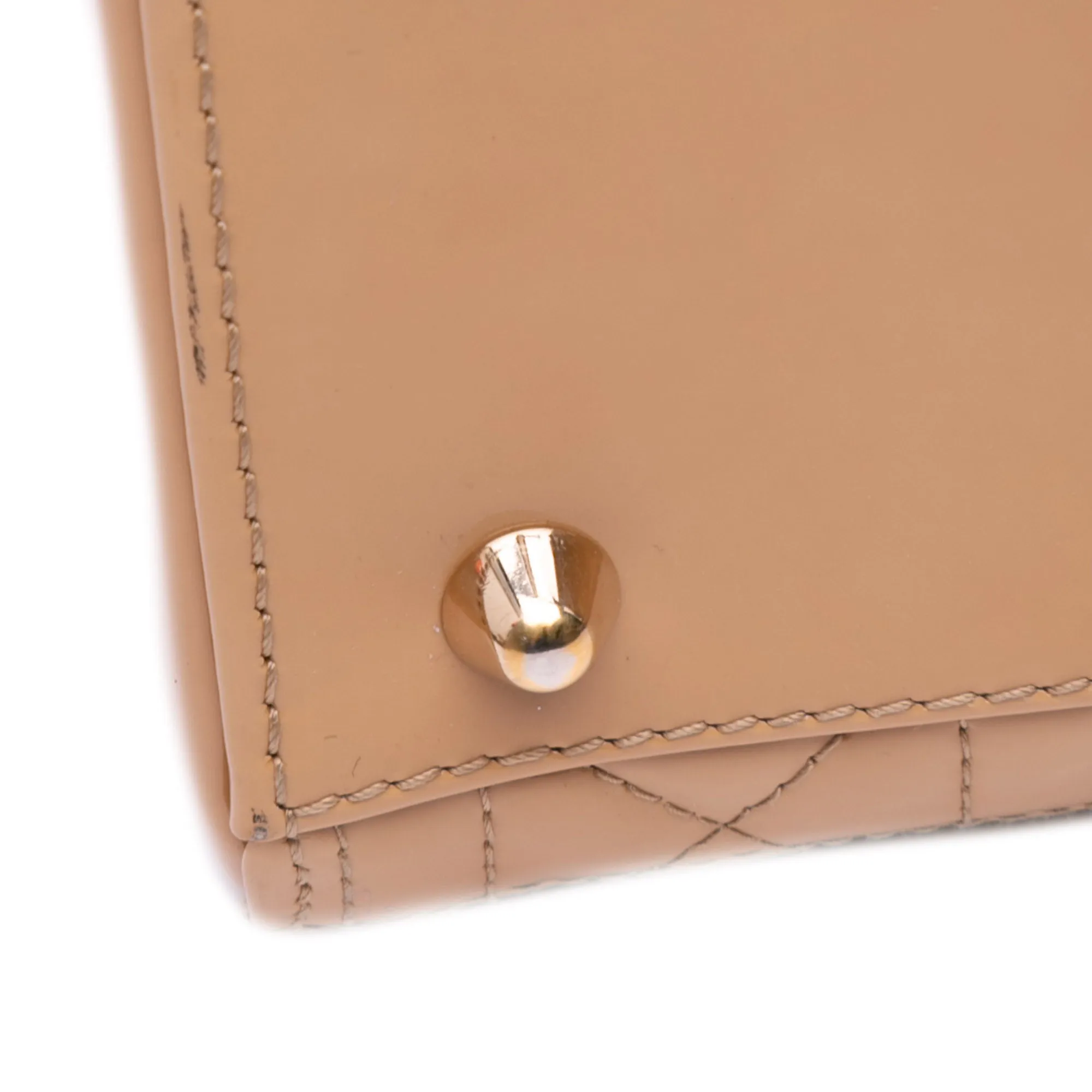Large Patent Cannage Lady Dior