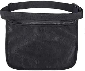 Leadigol Tennis Ball Holder Zipper Sports Bag Picking Up Ball Ball Storage Waist Bag Tennis Accessories Tennis Ball Carry Bag Golf Accessory Bag