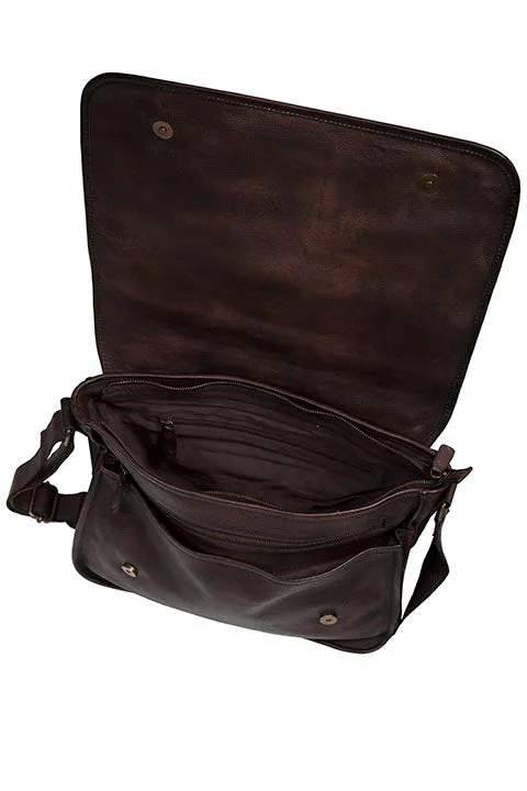 Leather Messenger Bag