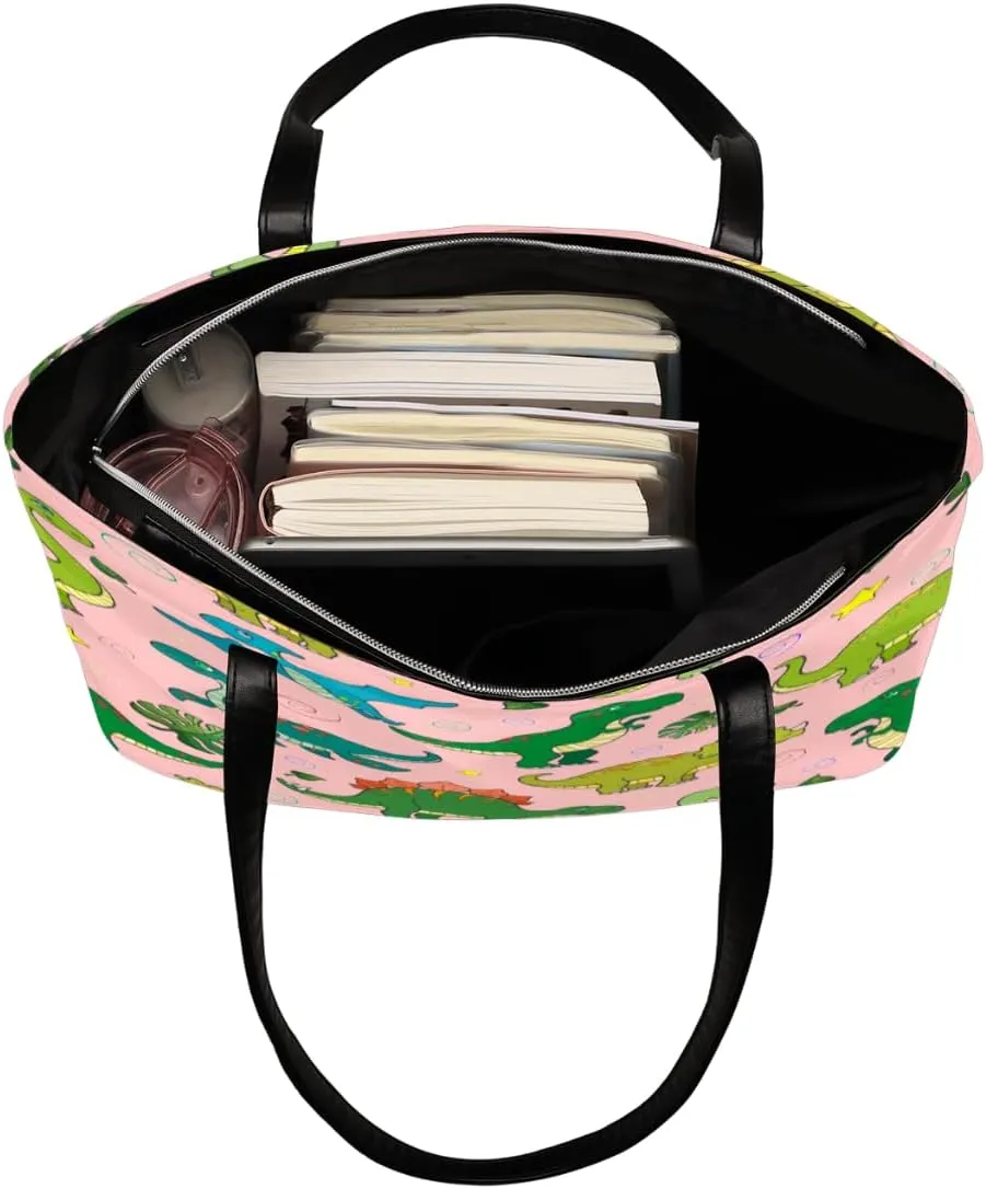 Leather Tote Bag for Women Fashion Shoulder Bag Purses and Handbags Large Capacity Satchel Bags for Work Travel