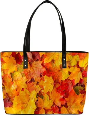Leather Tote Bag for Women Fashion Shoulder Bag Purses and Handbags Large Capacity Satchel Bags for Work Travel