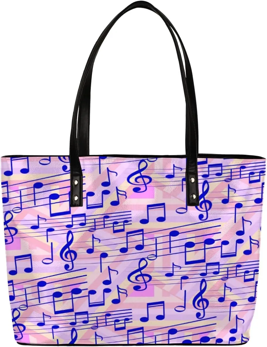 Leather Tote Bag for Women Fashion Shoulder Bag Purses and Handbags Large Capacity Satchel Bags for Work Travel