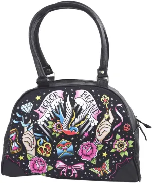 Liquor Brand True Love Flash Tattoo Sparrow Tattoo Art Bowling Bag