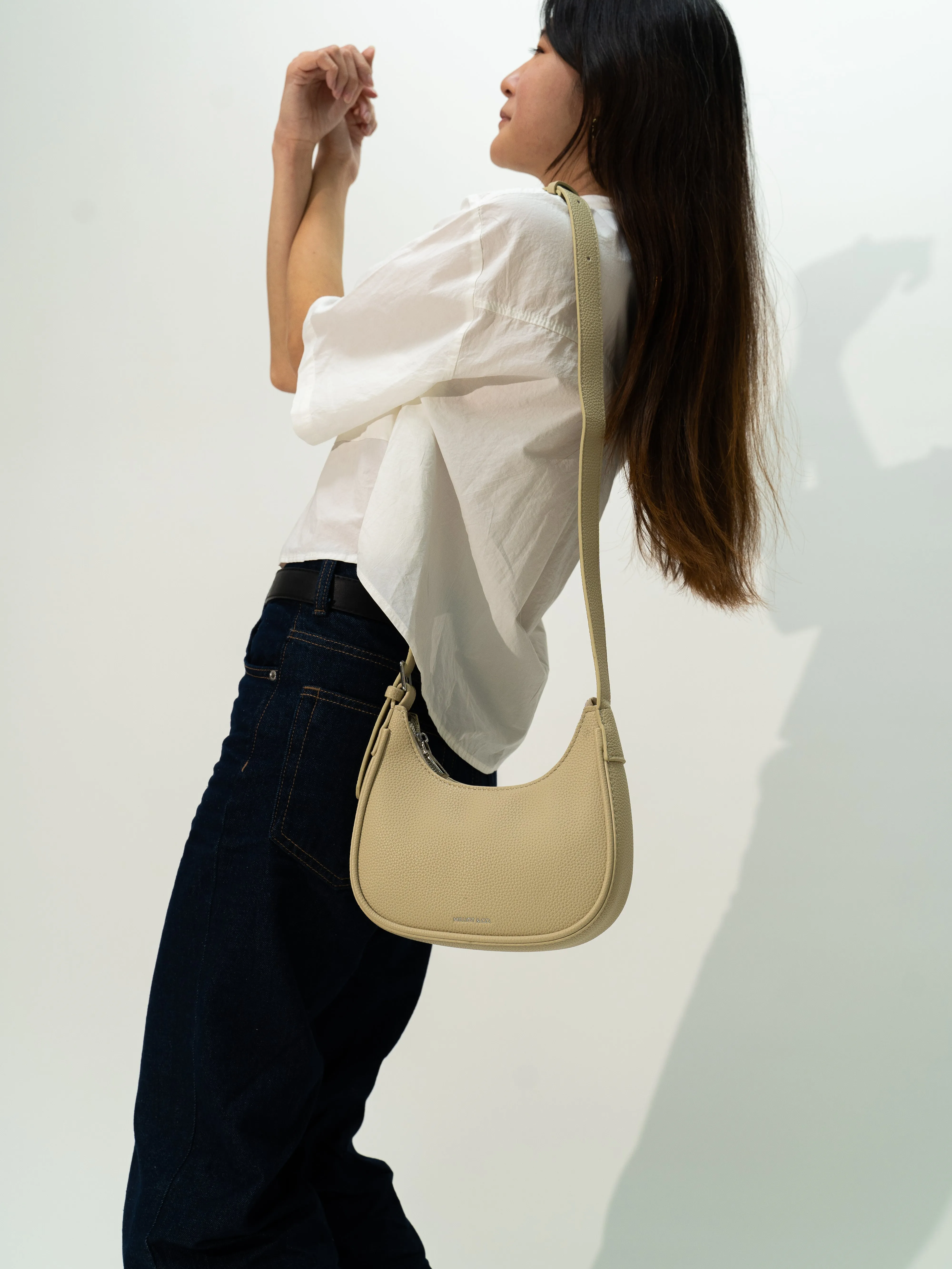 Liz Two-ways Hobo Shoulder (Khaki)