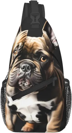 long ears french bulldog Foldie Crossbody Bag - Anti Theft Crossbody Bags and Small Sling Bags for Men and Women