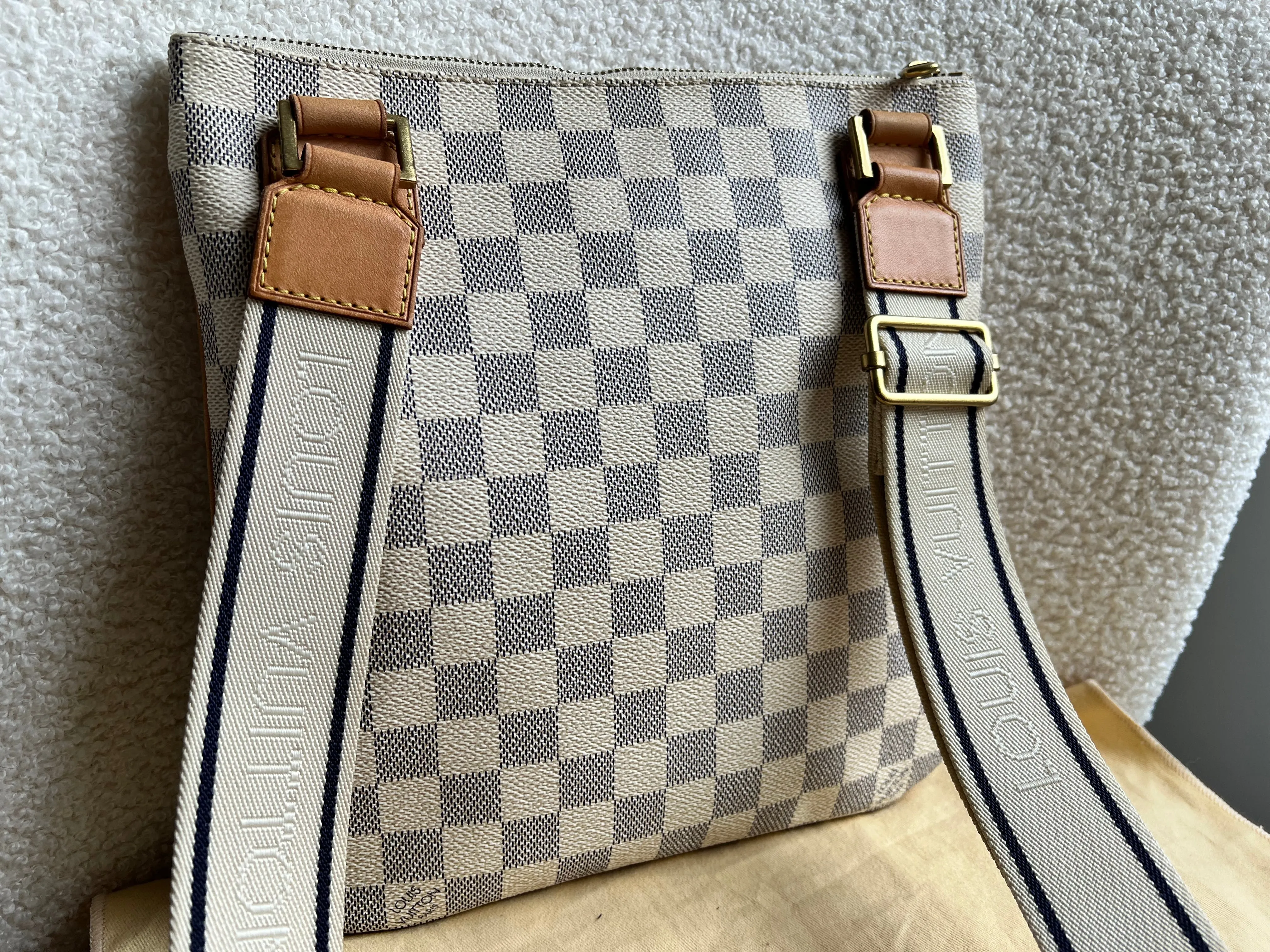 Louis Vuitton Bosphore Messenger Damier Azur