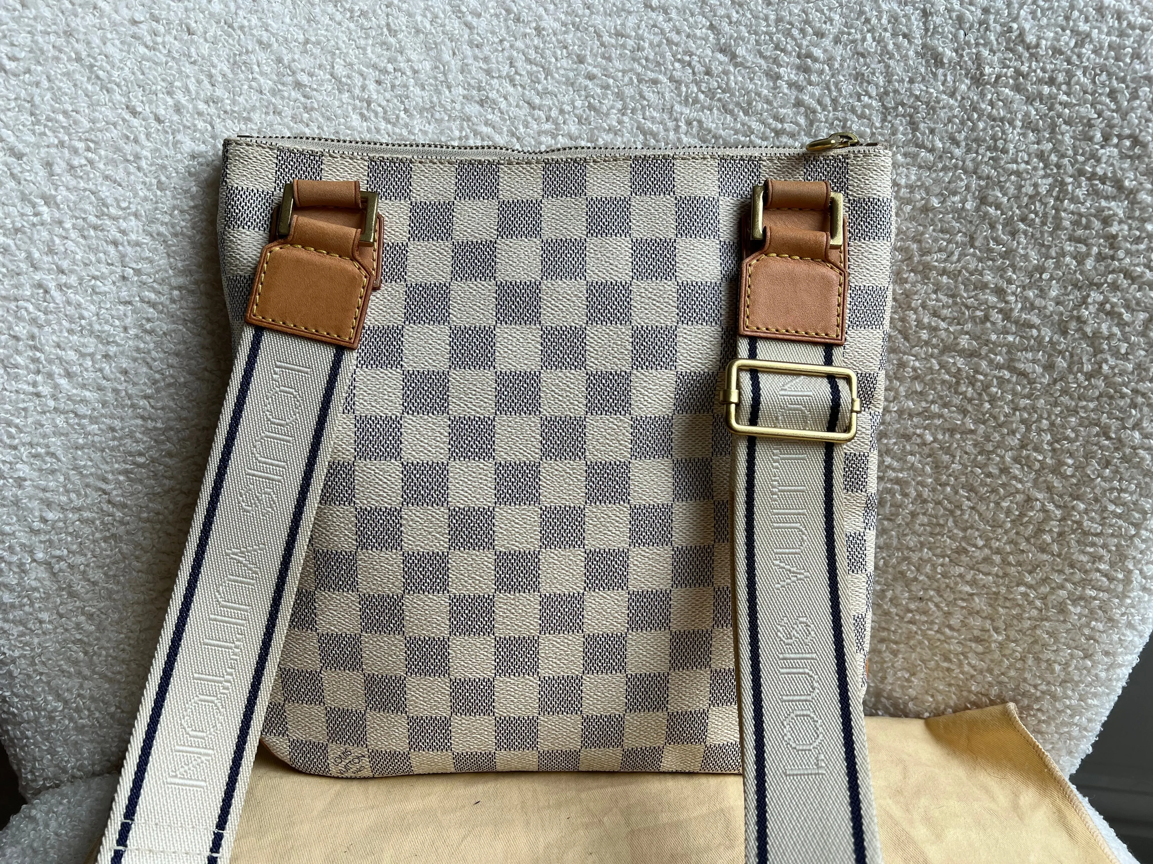 Louis Vuitton Bosphore Messenger Damier Azur