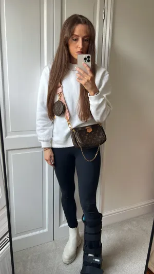 Louis Vuitton Multi Pochette Accessoires Rose Chiaro (RRP £2000)