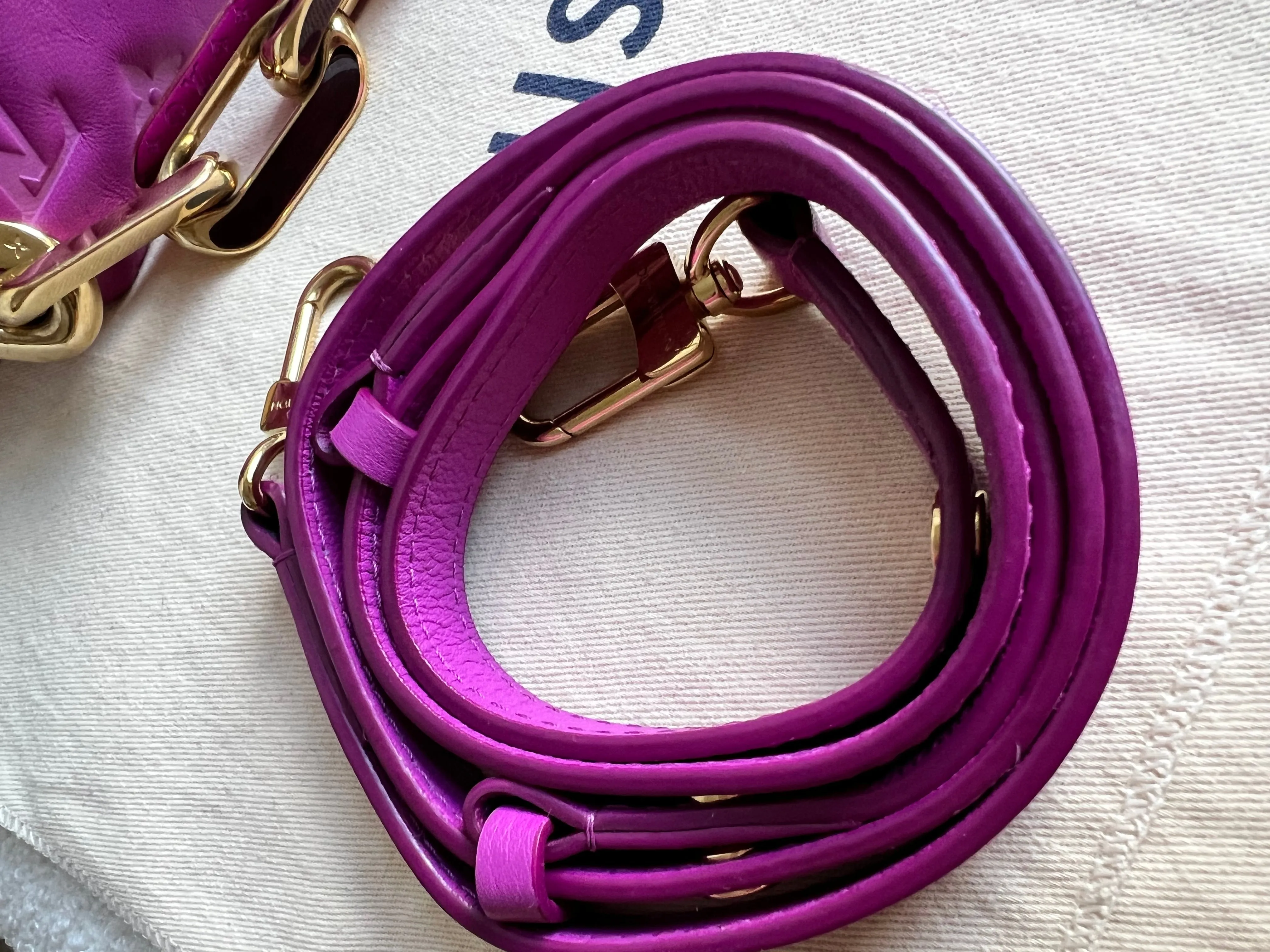 Louis Vuitton Orchidee Pink Coussin BB (RRP £2940)