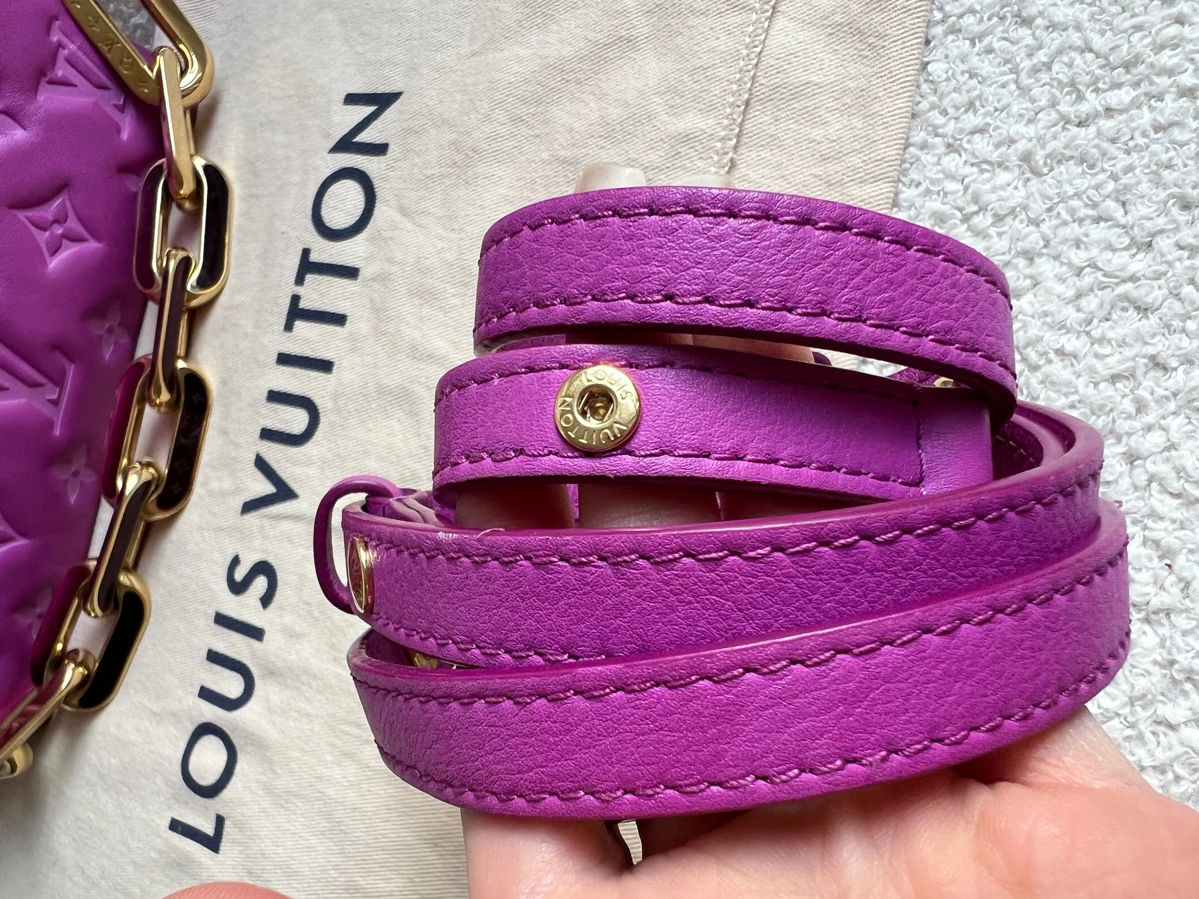 Louis Vuitton Orchidee Pink Coussin BB (RRP £2940)