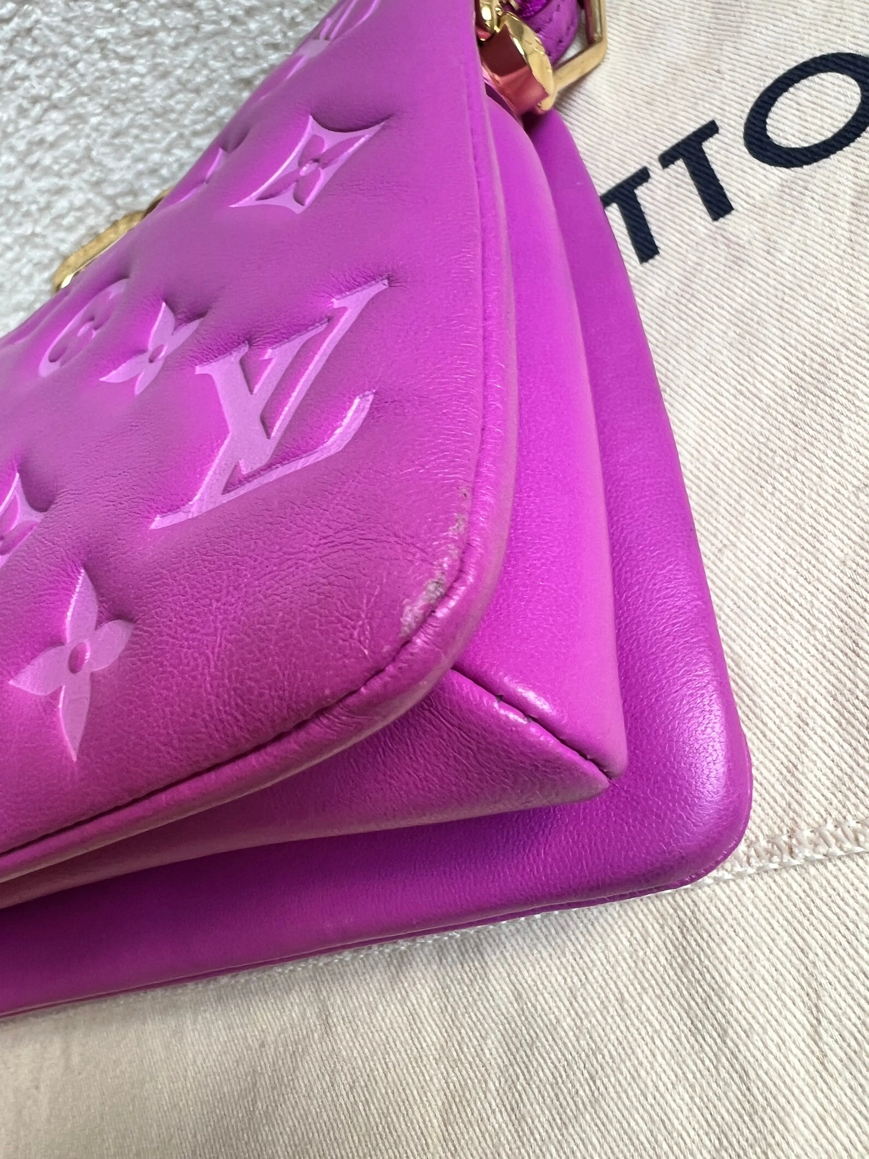 Louis Vuitton Orchidee Pink Coussin BB (RRP £2940)
