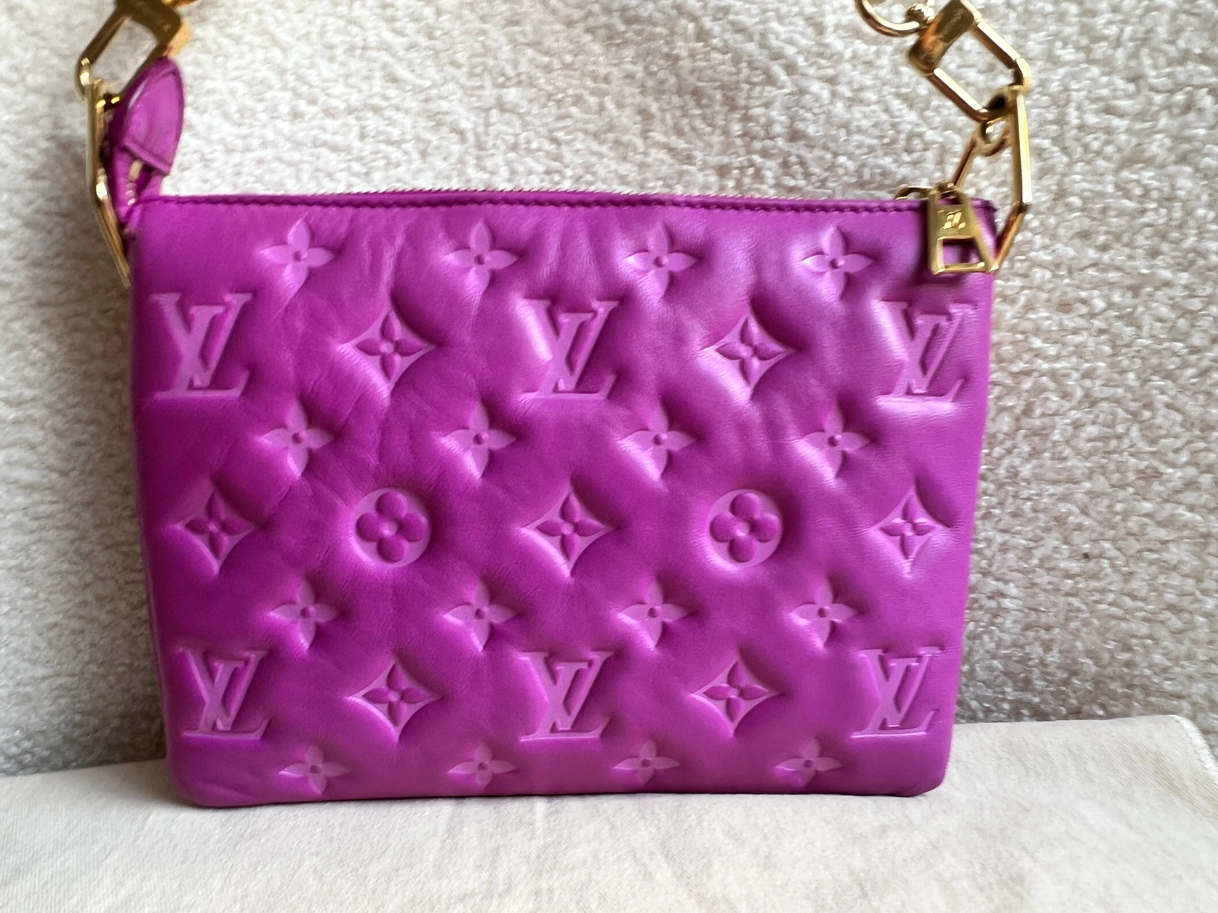Louis Vuitton Orchidee Pink Coussin BB (RRP £2940)
