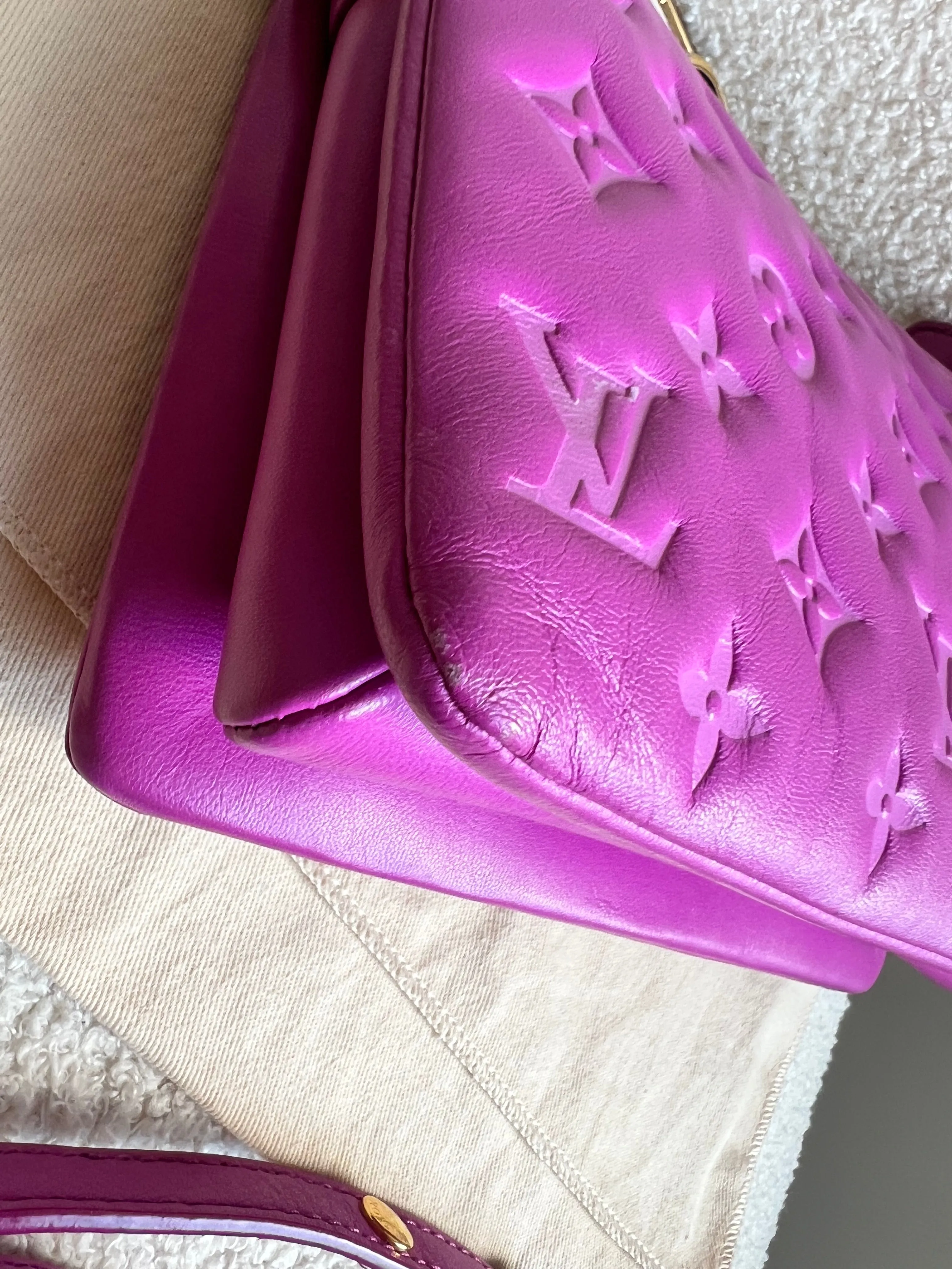 Louis Vuitton Orchidee Pink Coussin BB (RRP £2940)