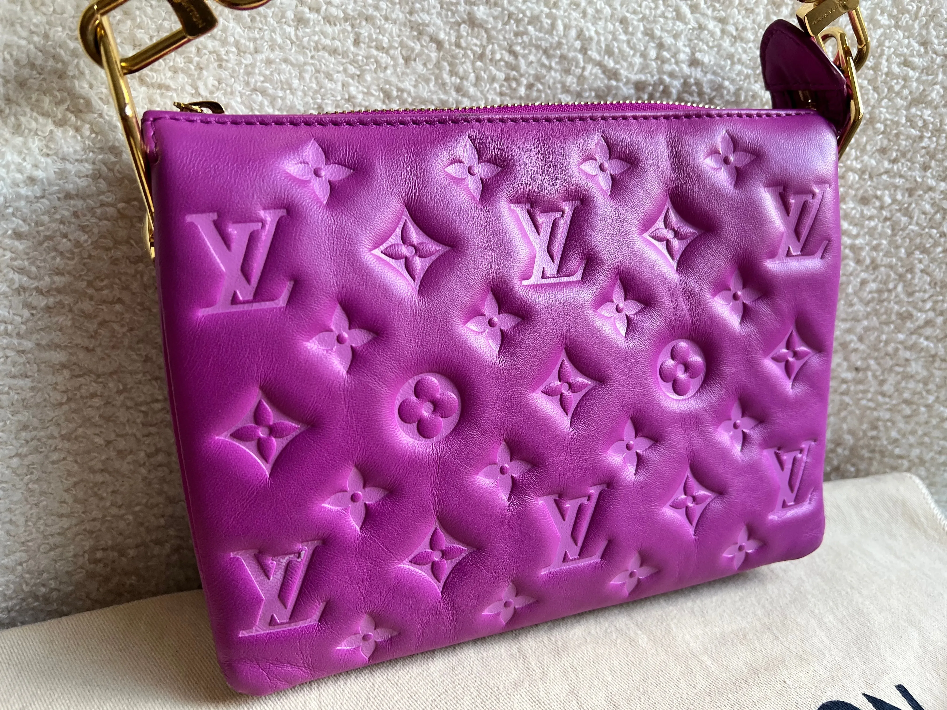 Louis Vuitton Orchidee Pink Coussin BB (RRP £2940)