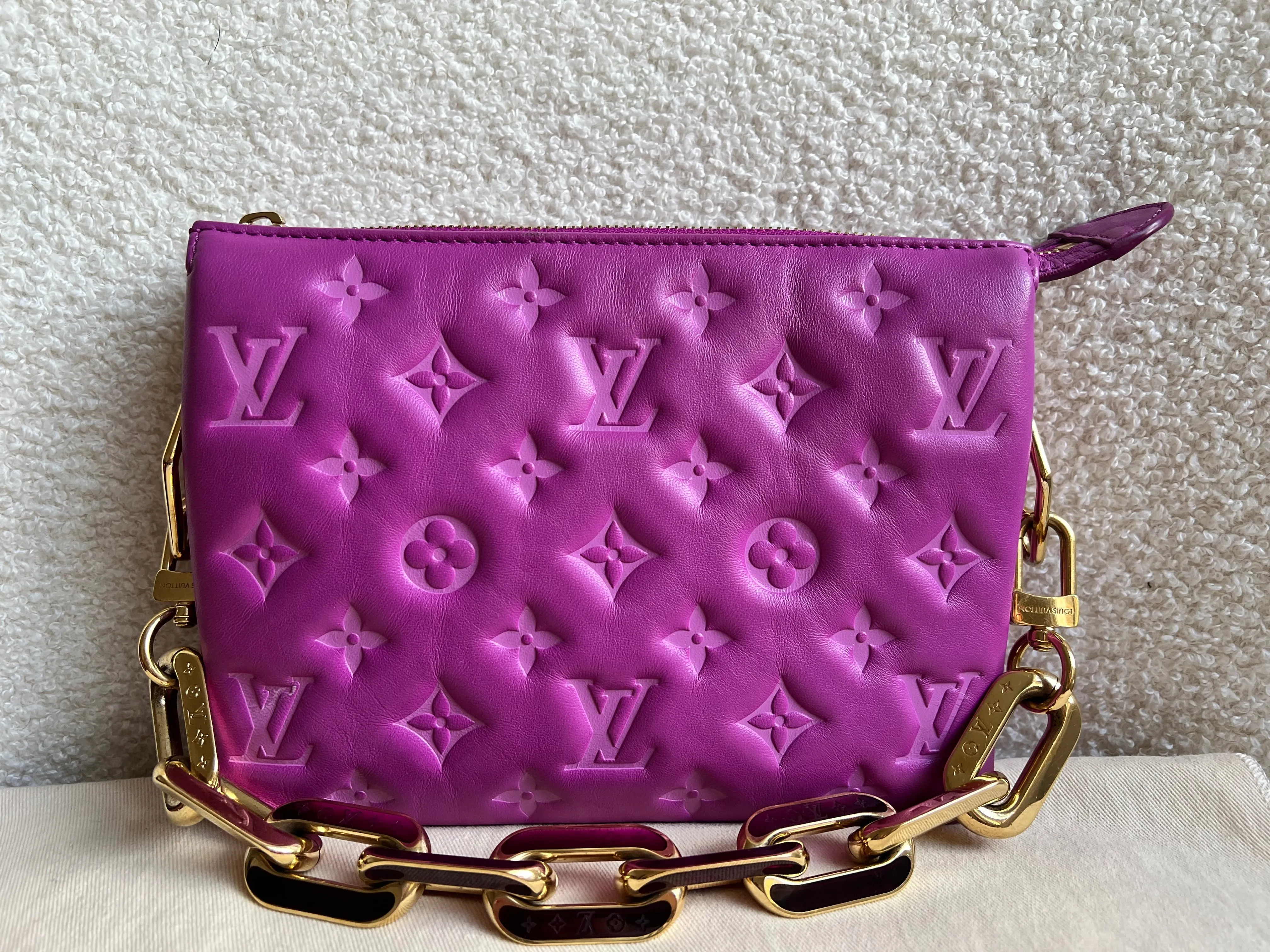 Louis Vuitton Orchidee Pink Coussin BB (RRP £2940)