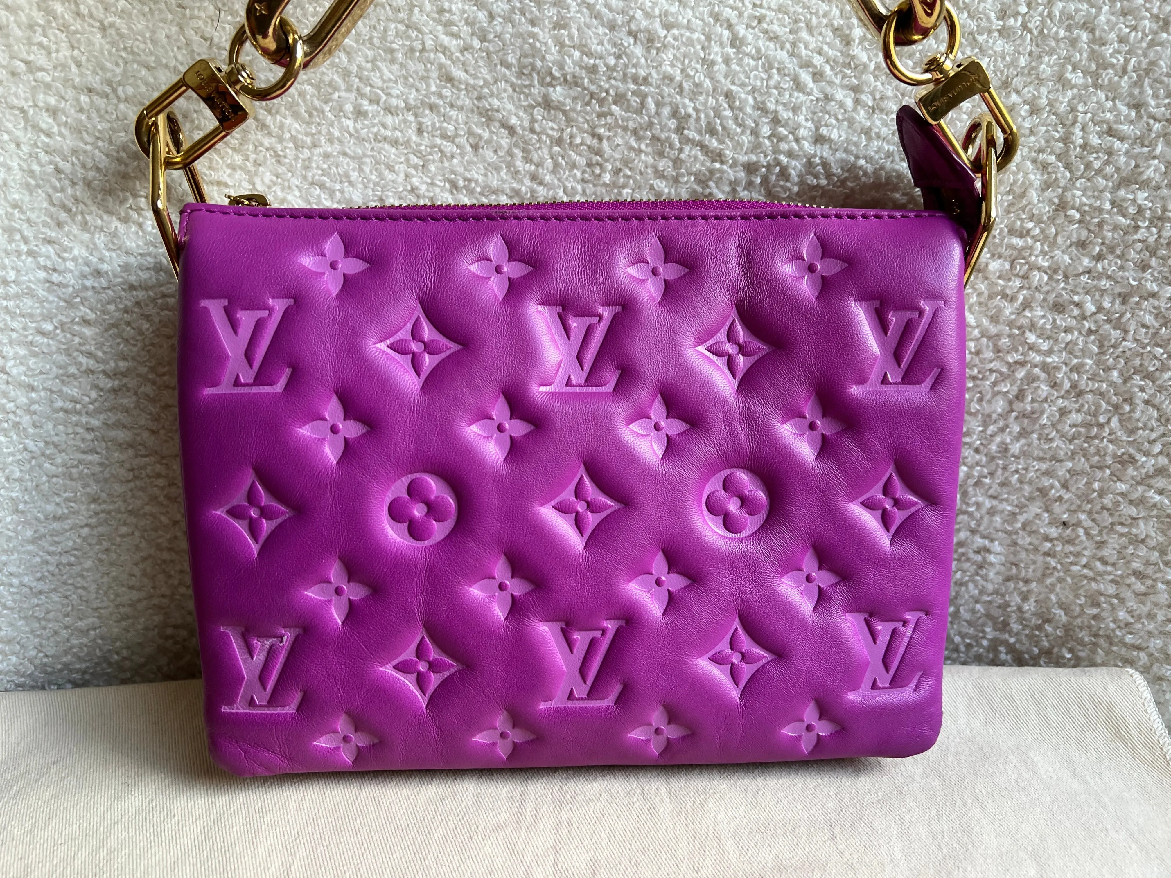 Louis Vuitton Orchidee Pink Coussin BB (RRP £2940)