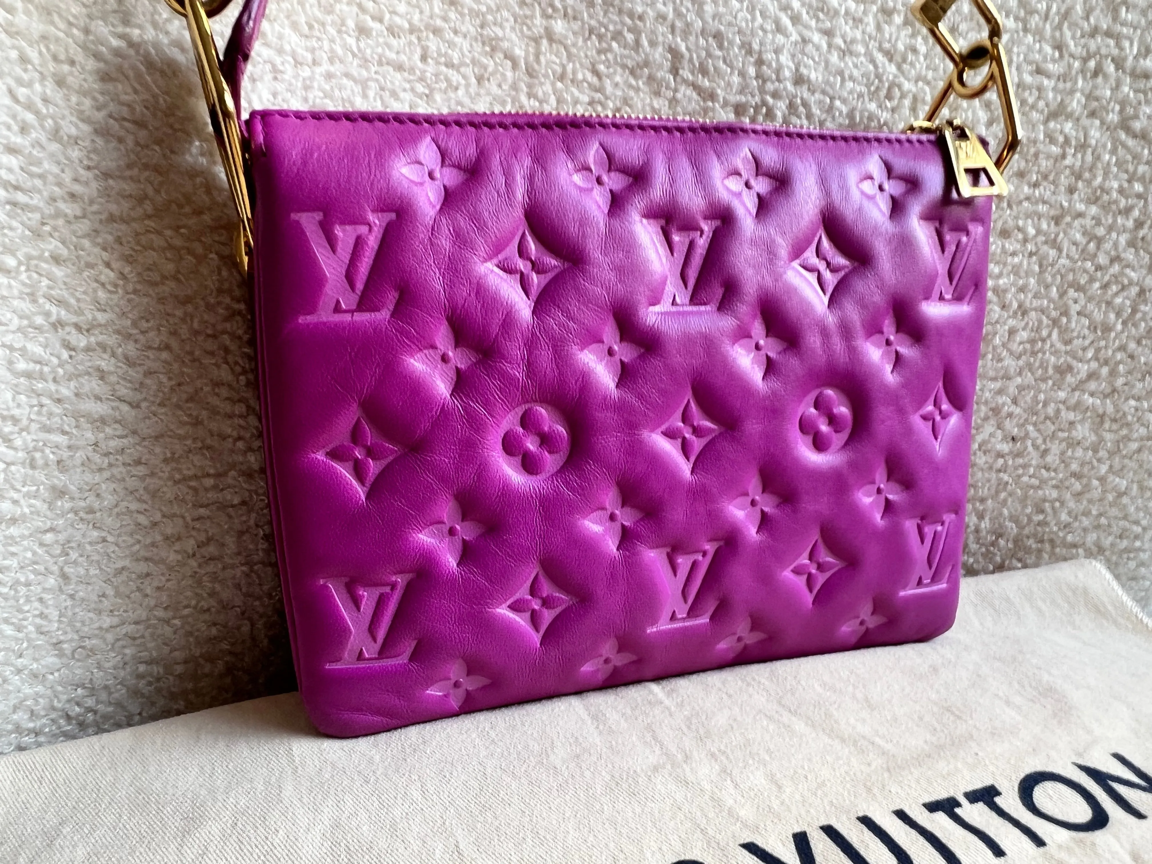 Louis Vuitton Orchidee Pink Coussin BB (RRP £2940)