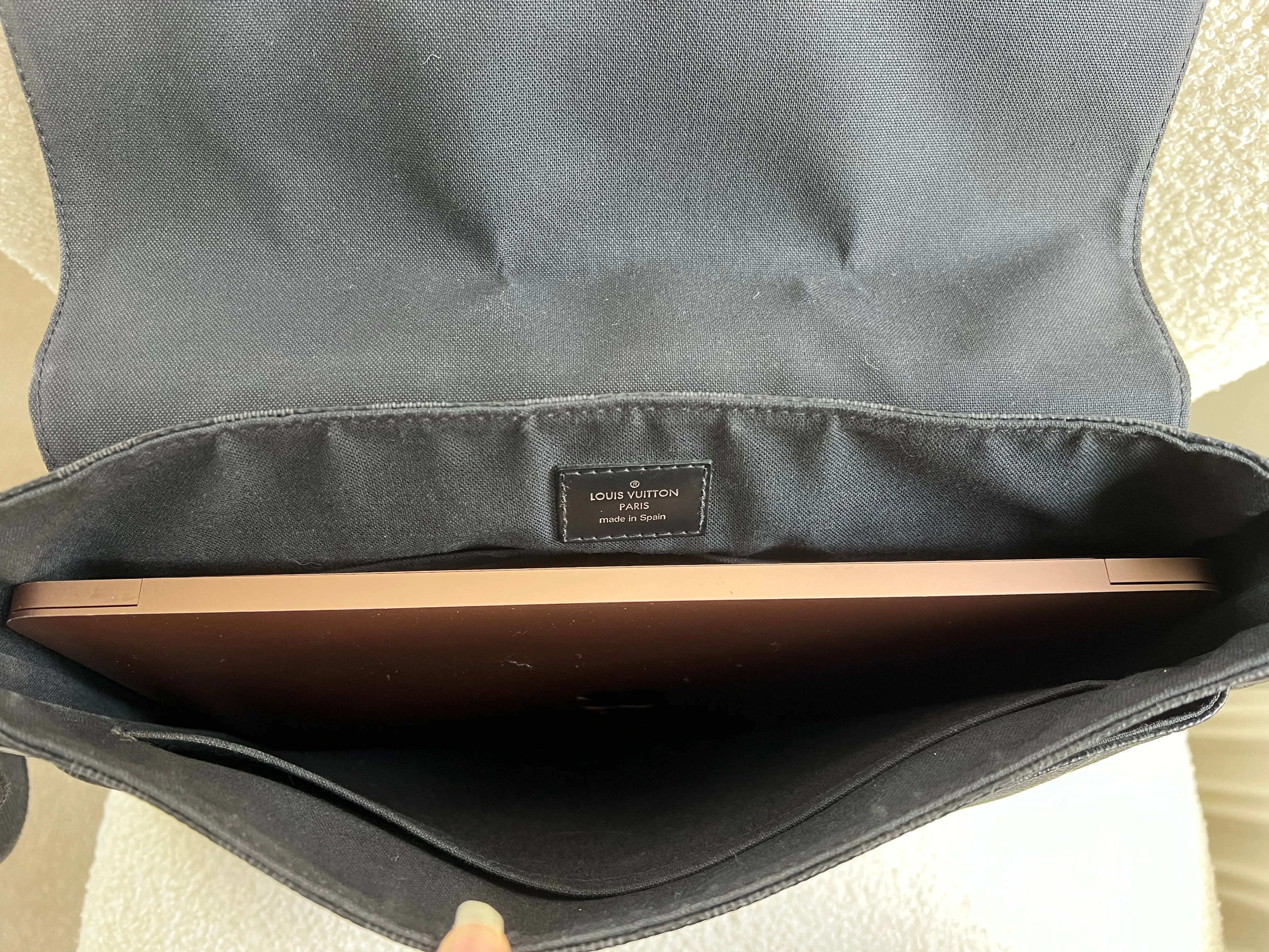 Louis Vuitton PM District Messenger Bag Damier Graphite