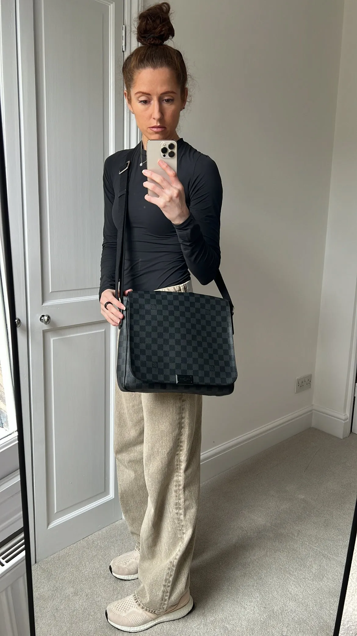 Louis Vuitton PM District Messenger Bag Damier Graphite