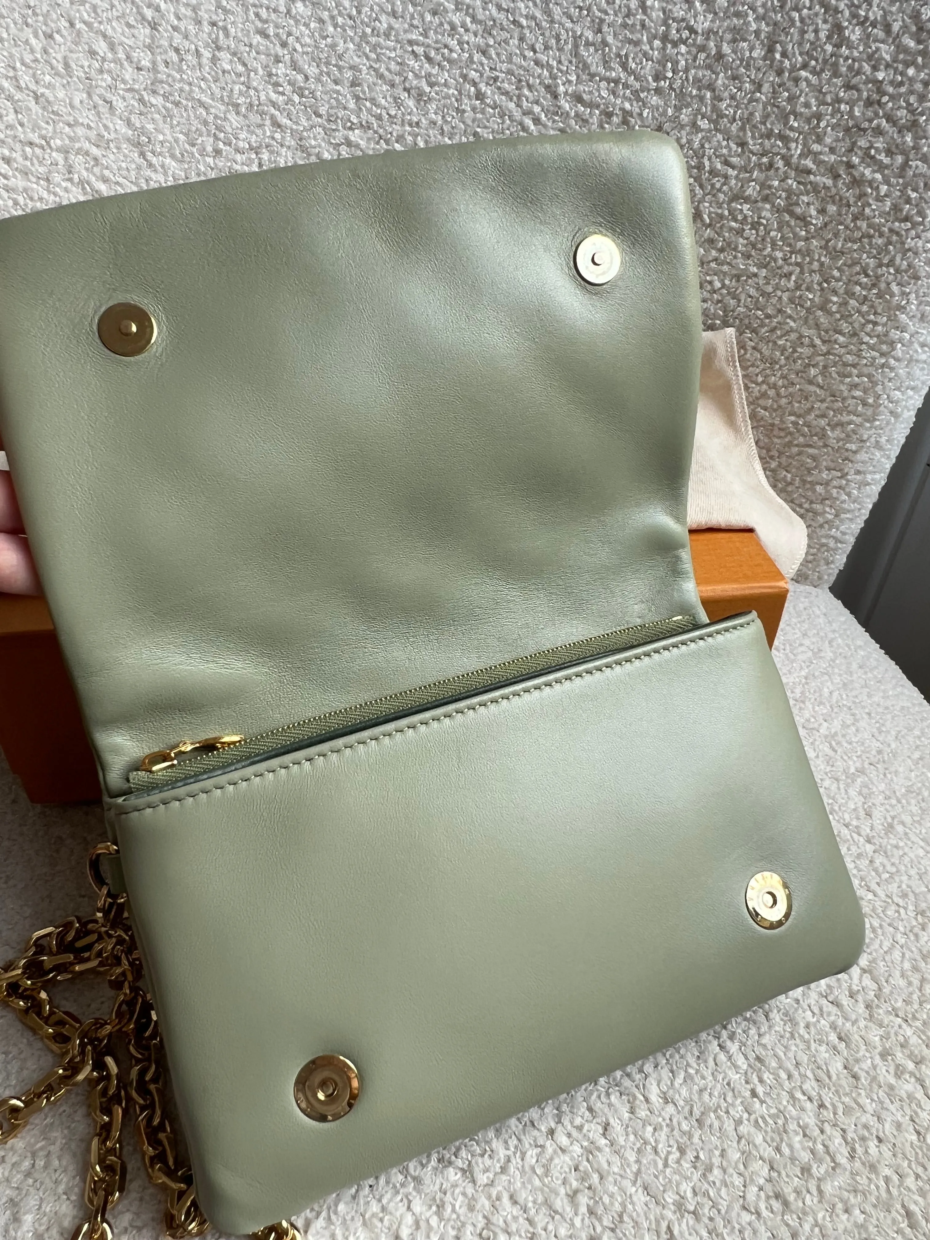 Louis Vuitton Sage Green Coussin Pochette (RRP £2090)