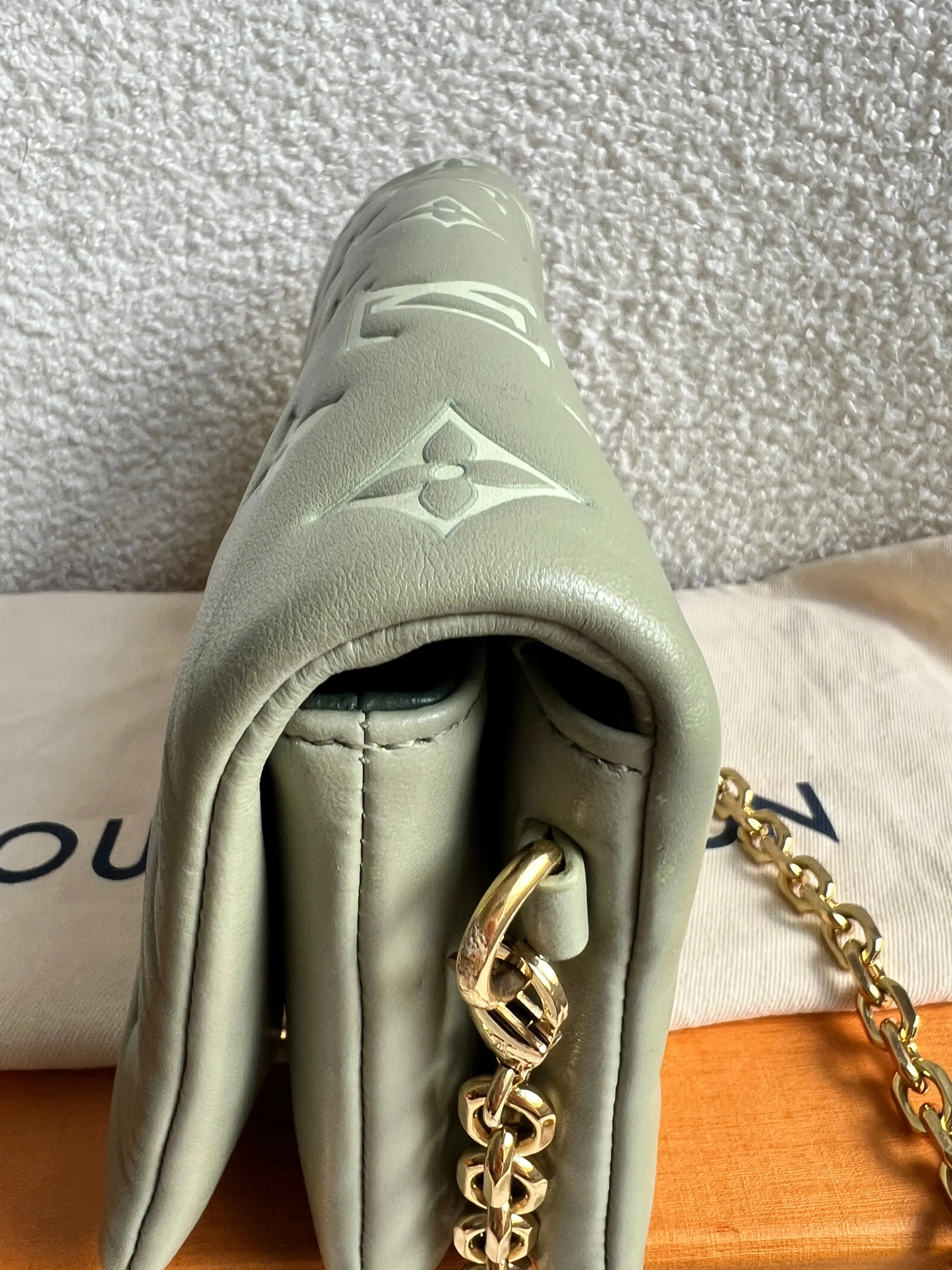 Louis Vuitton Sage Green Coussin Pochette (RRP £2090)