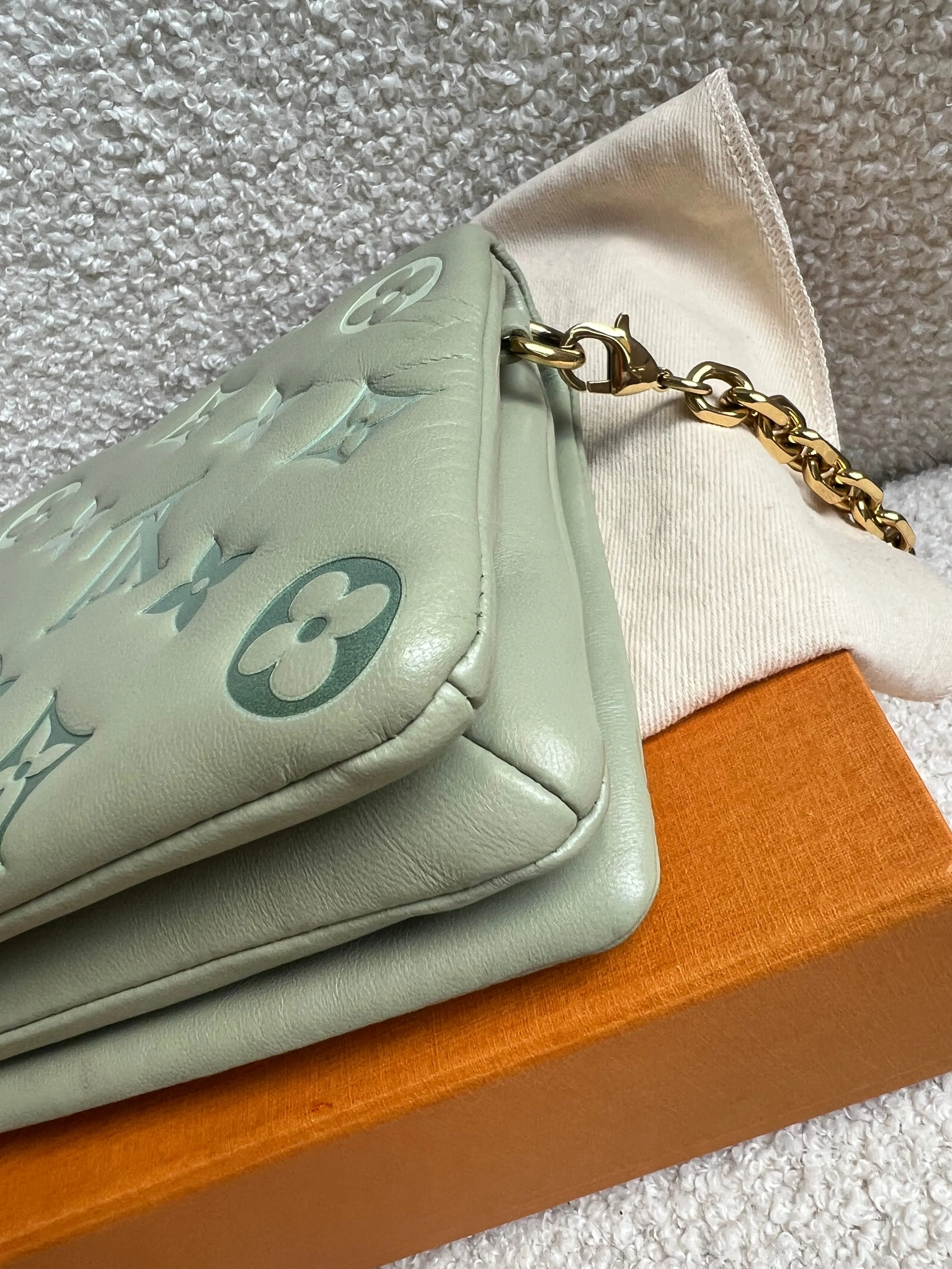 Louis Vuitton Sage Green Coussin Pochette (RRP £2090)