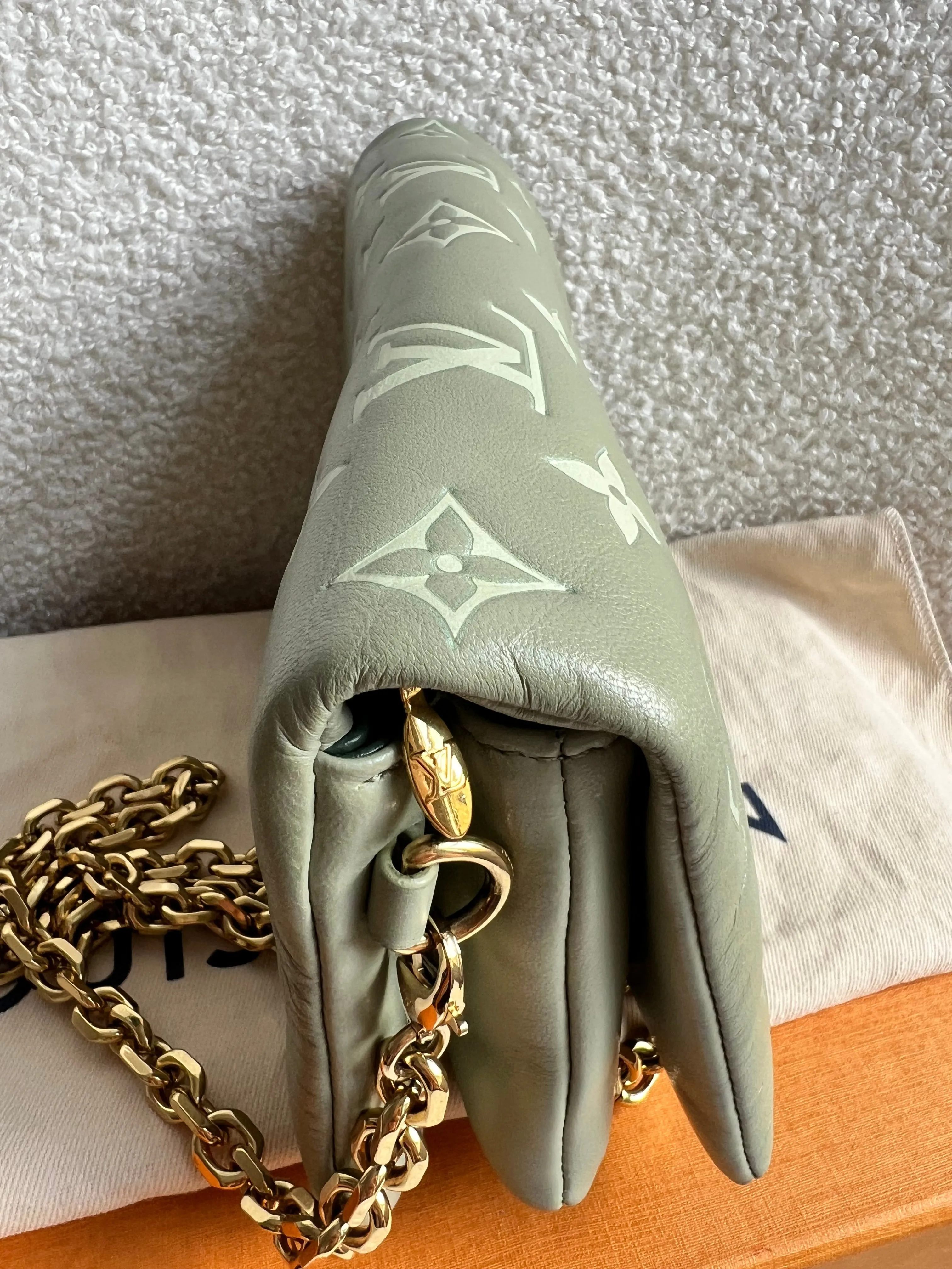 Louis Vuitton Sage Green Coussin Pochette (RRP £2090)