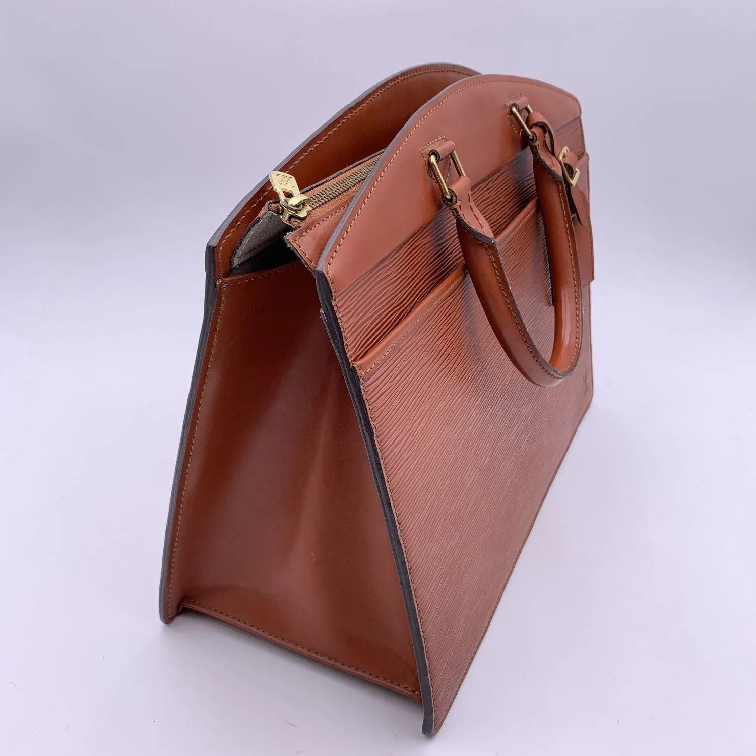 LOUIS VUITTON Vintagetan Epi Leather Riviera Satchel Handbag