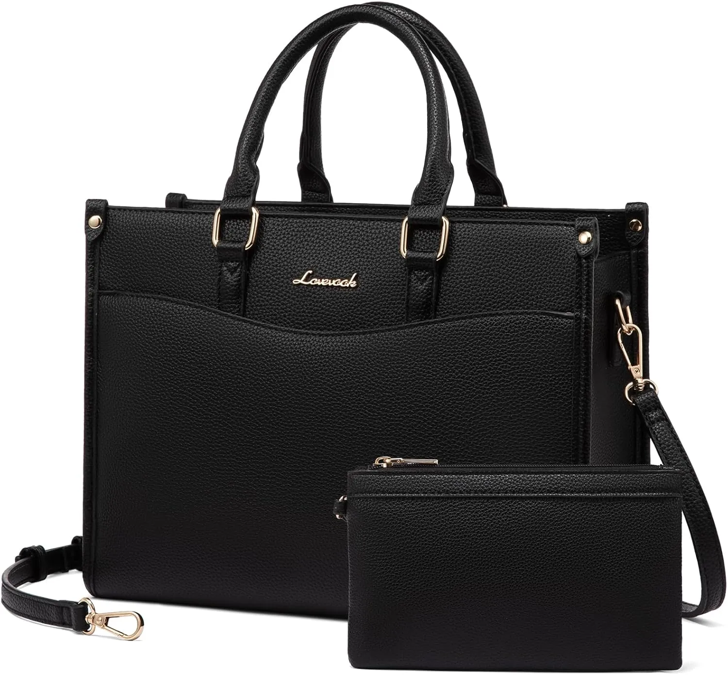 LOVEVOOK Purses for Women Purses and Handbags Tote Bag for Women Trendy Top Handle Satchel Crossbody Bag with Matching Clutch